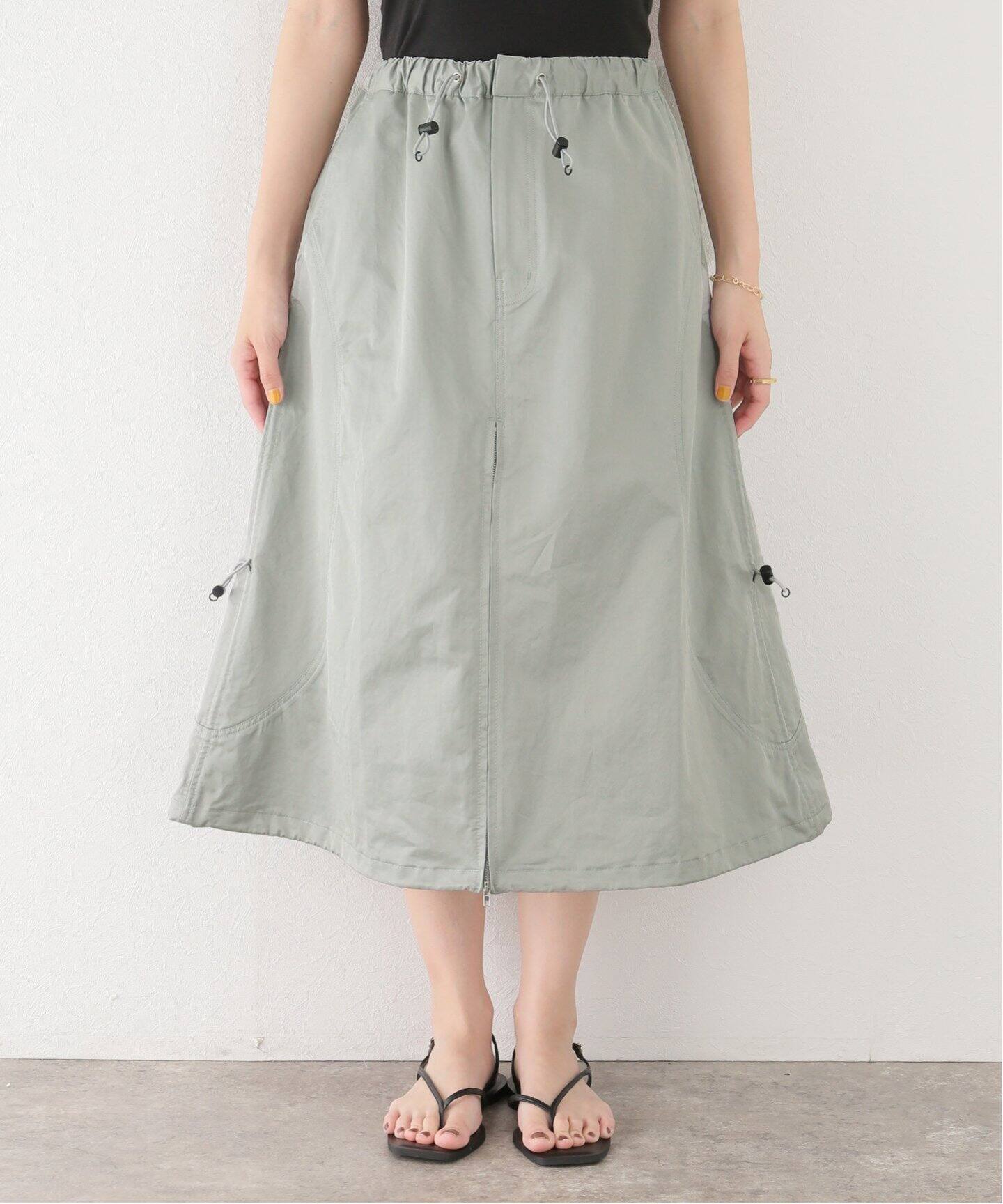 PARANOID / パラノイド】NYLON SKIRT MOVIMENTO（ロング・マキシ丈  