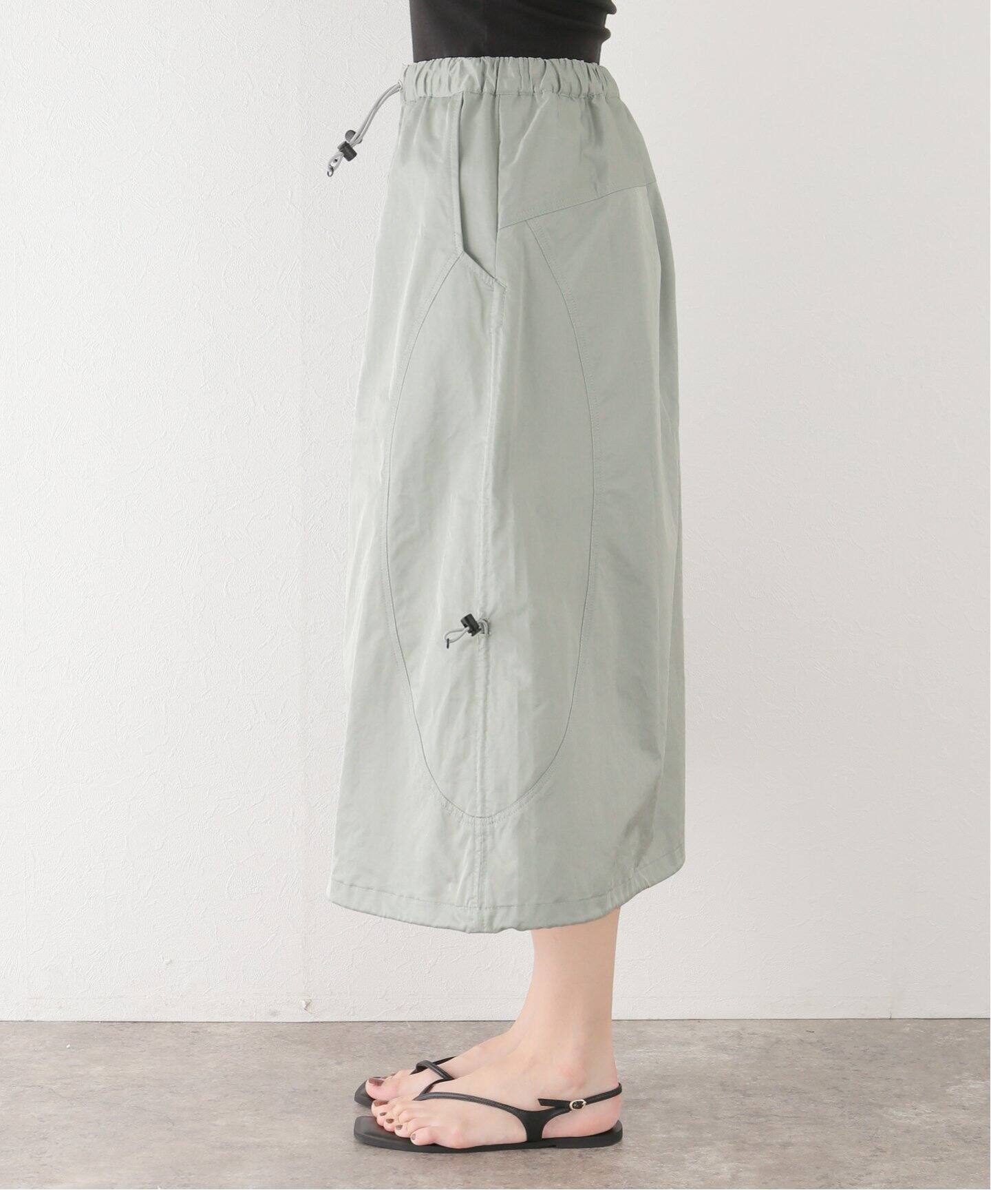 PARANOID / パラノイド】NYLON SKIRT MOVIMENTO（ロング・マキシ丈  