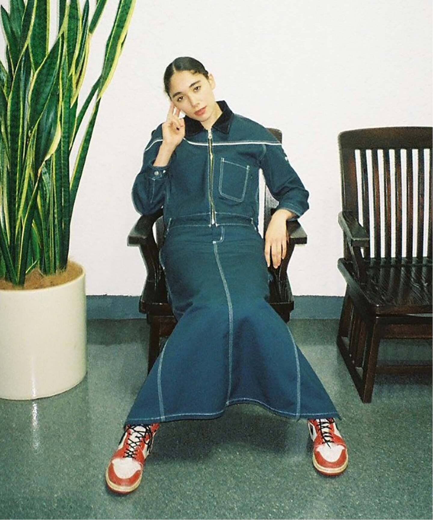 PAINTER LONG SKIRT by【KOWGA × CARSERVICE × Dickies】（ロング 