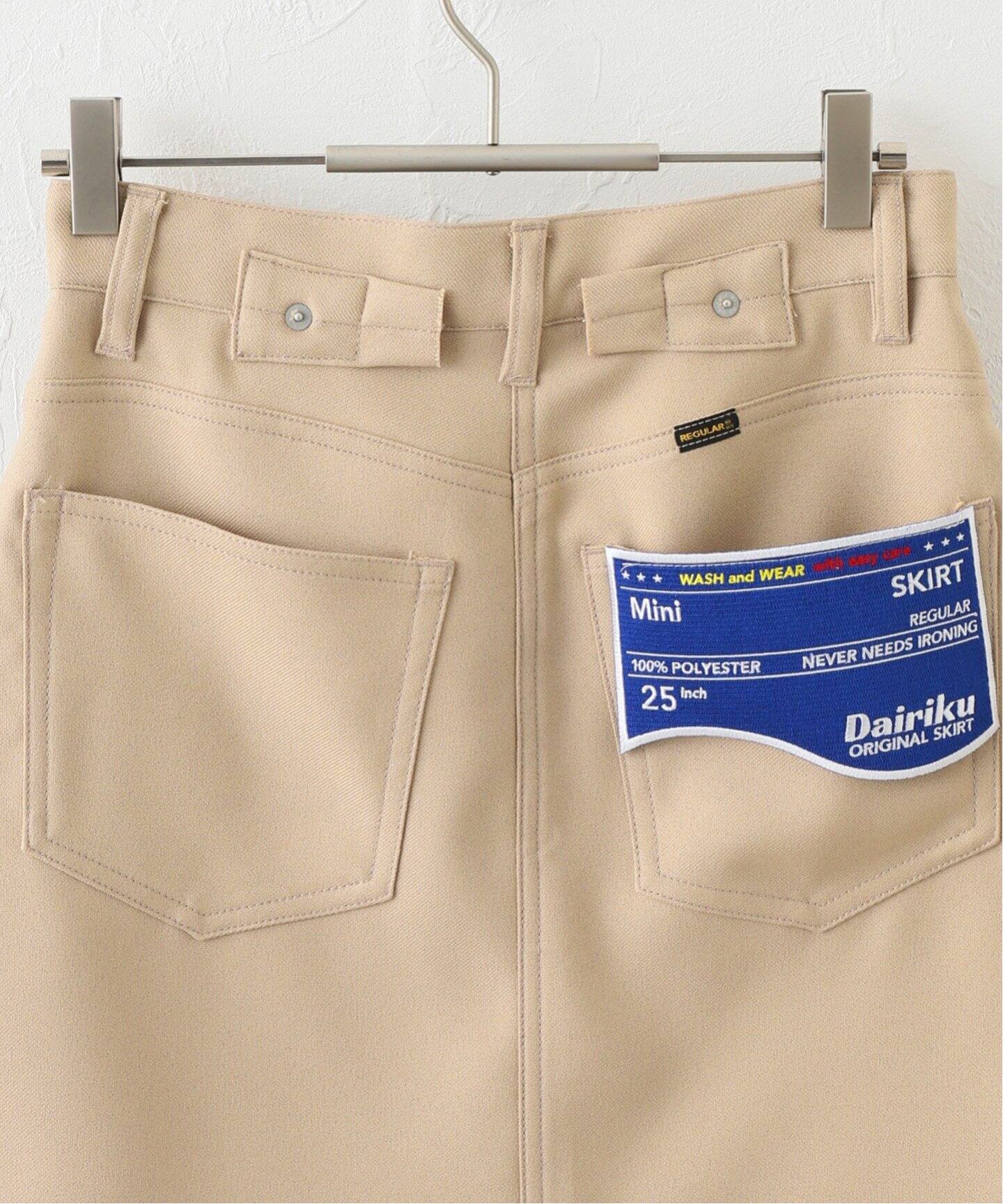 DAIRIKU / ダイリク】Polyester Mini Skirt（ミニスカート  