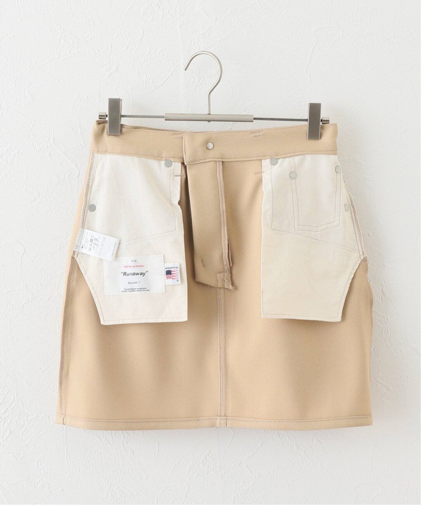 DAIRIKU / ダイリク】Polyester Mini Skirt（ミニスカート  