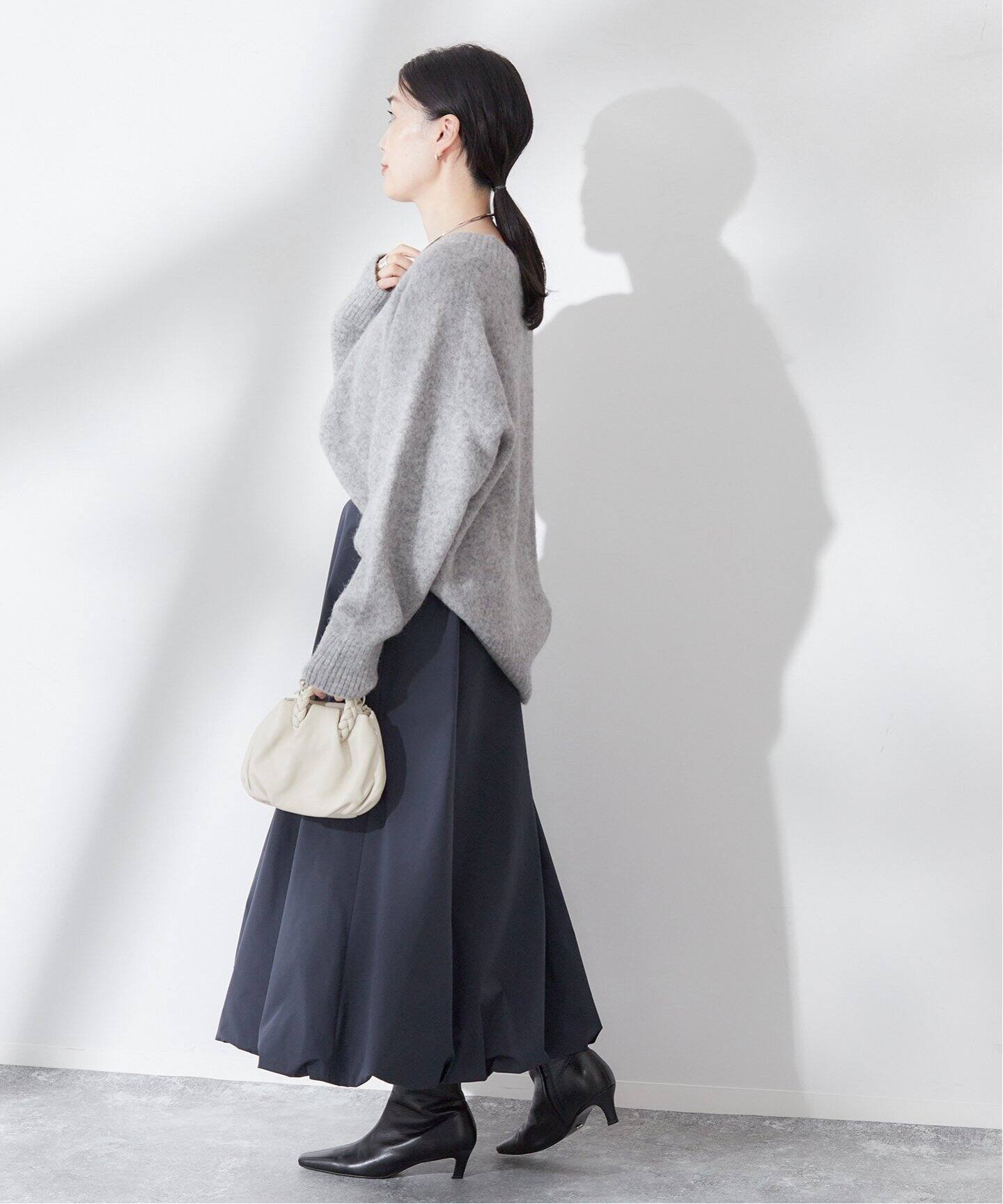 追加3》メモリータフタバルーンスカート（ロング・マキシ丈スカート  