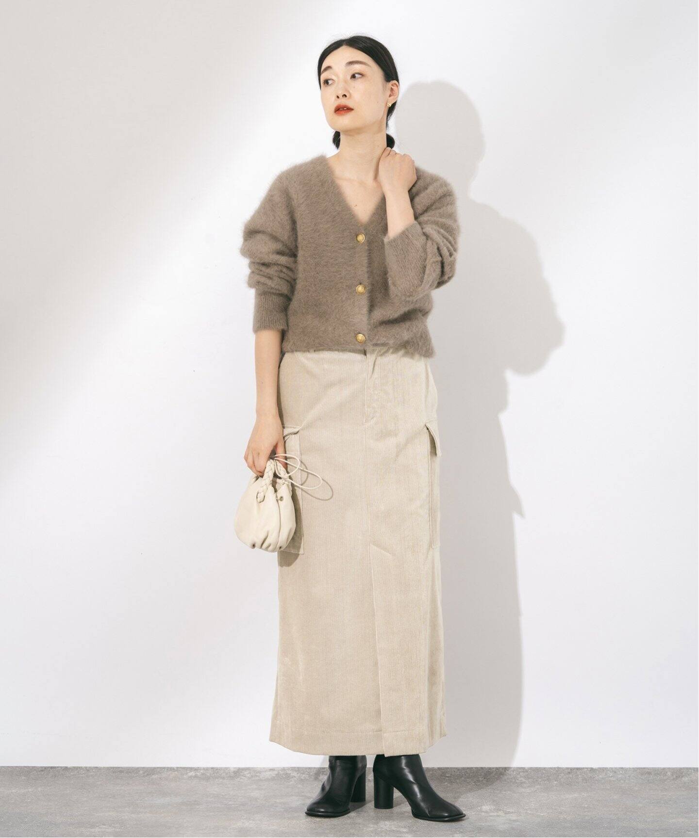 SURT/サート】 コーデュロイ マキシ スカート サイズ38（ànuke online  