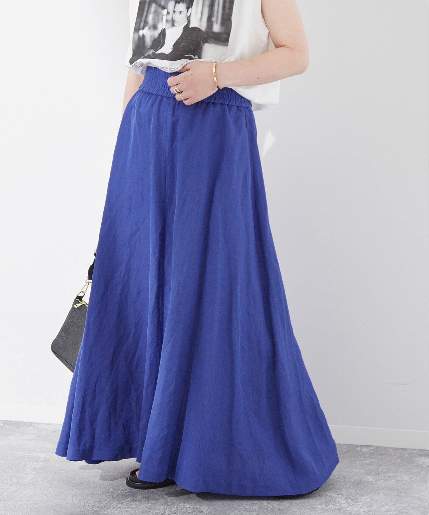NAIA TWILL フレアスカート（ロング・マキシ丈スカート）｜JOURNAL  