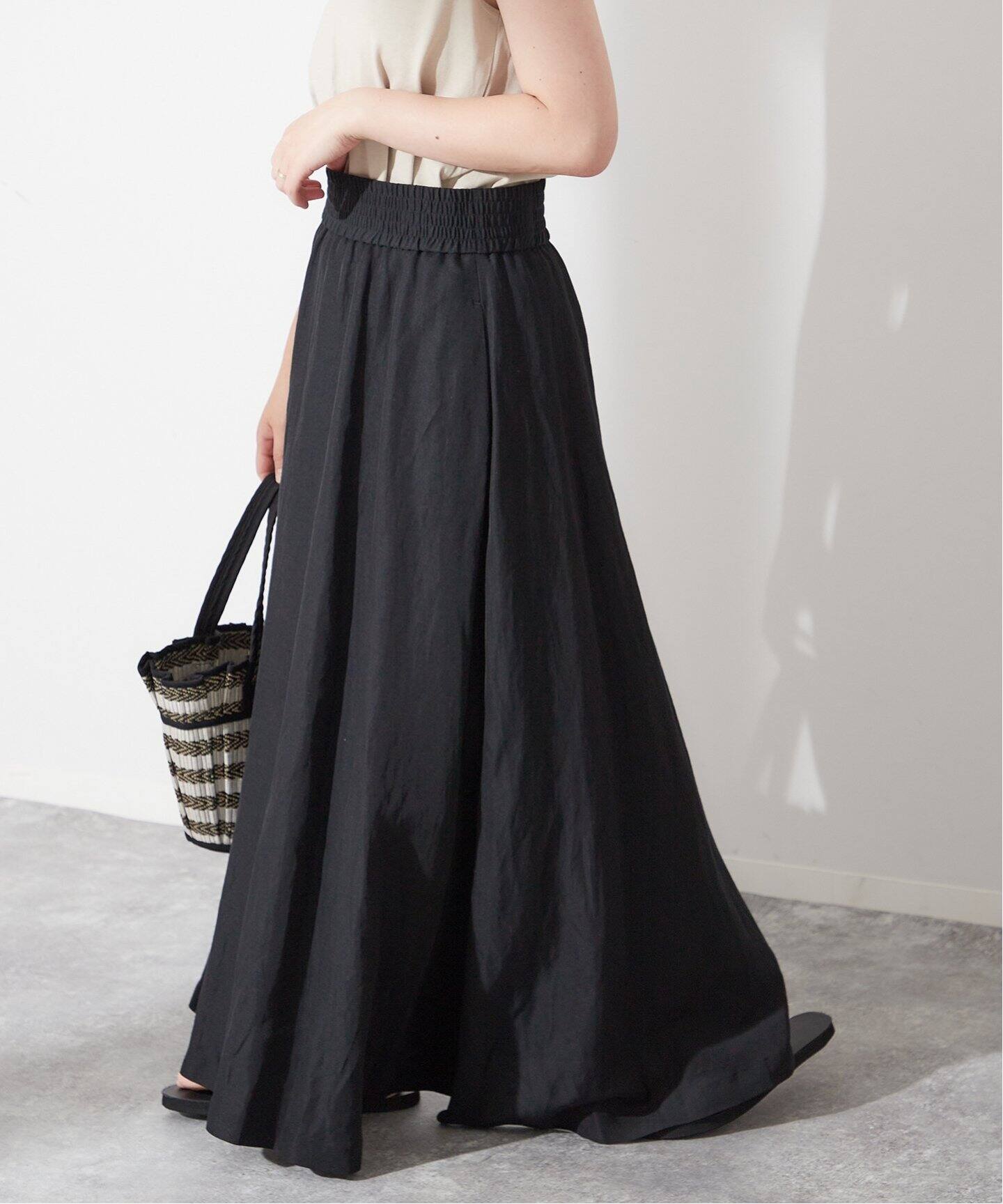 NAIA TWILL フレアスカート（ロング・マキシ丈スカート）｜JOURNAL  