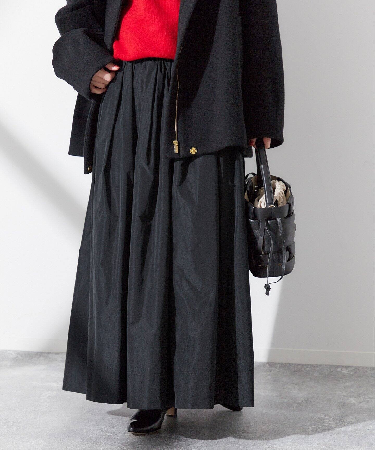 メモリータフタスカート（ロング・マキシ丈スカート）｜JOURNAL  