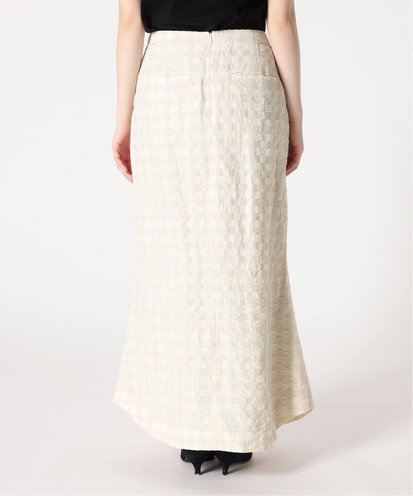 nude vintage×JOURNAL STANDARD】コードブロックラップスカート  