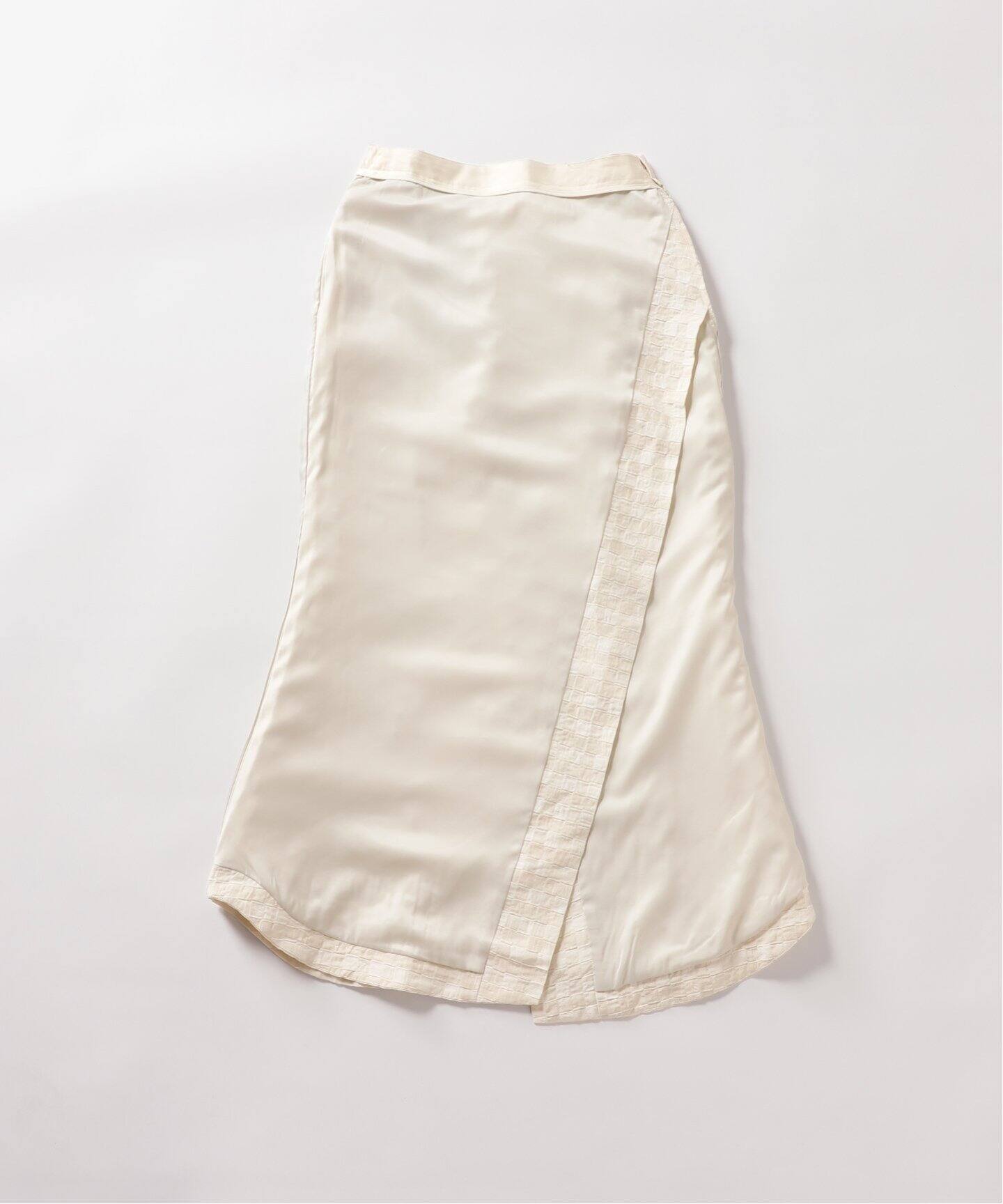 nude vintage×JOURNAL STANDARD】コードブロックラップスカート 