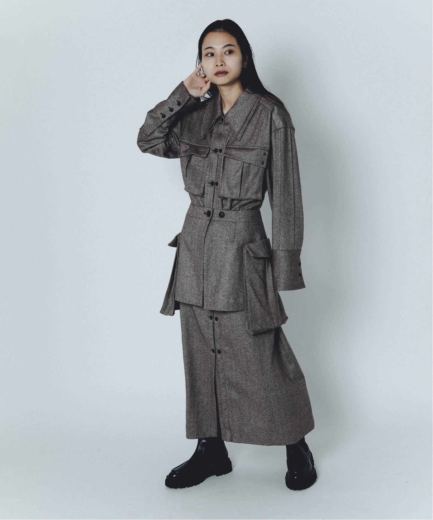 KIARIS vintage＆closet×JS】ラップベルトスカート（ミニスカート  