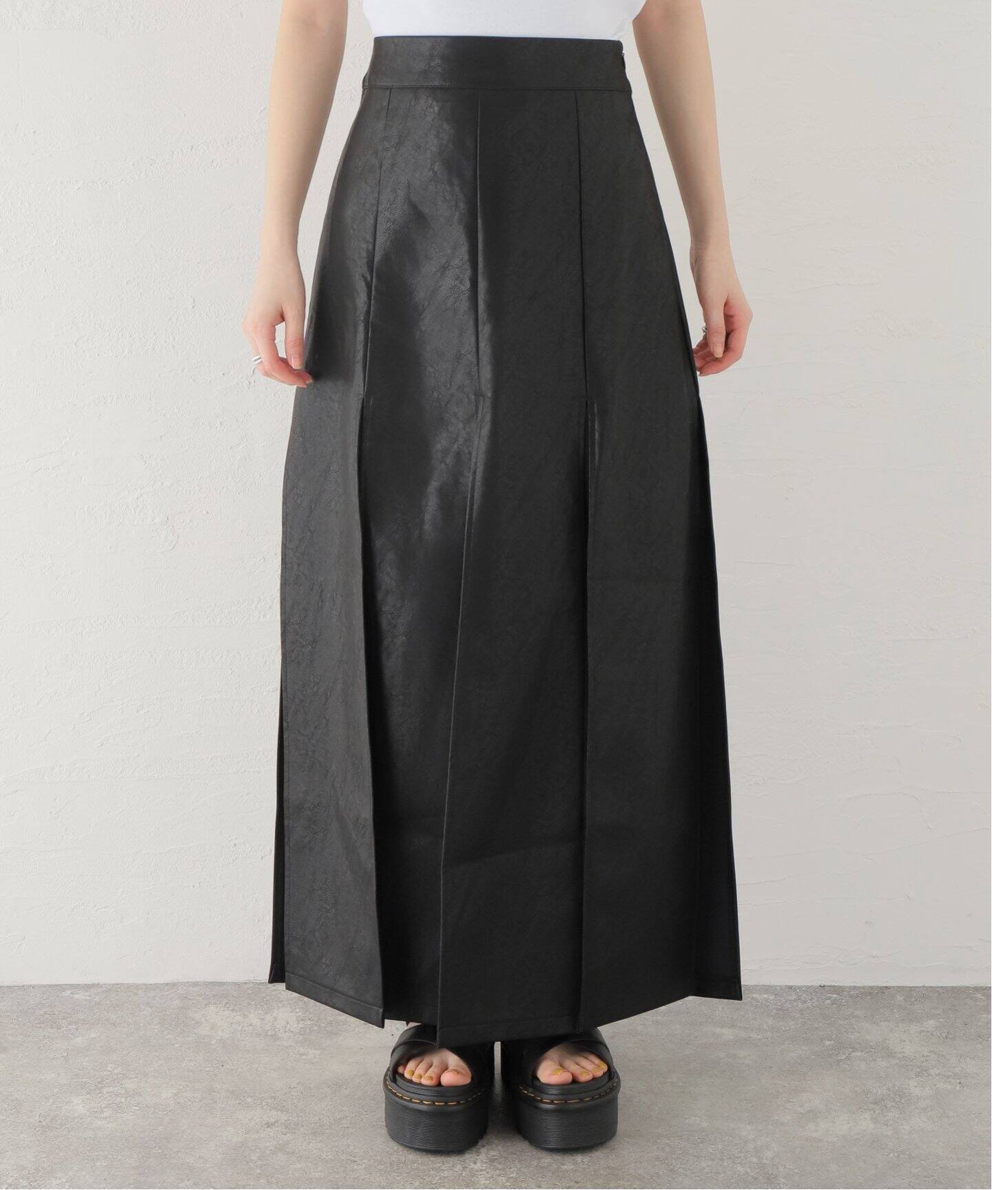 GHOSPELL/ゴスペル】 Runa Split Midi Skirt：スカート（ロング 