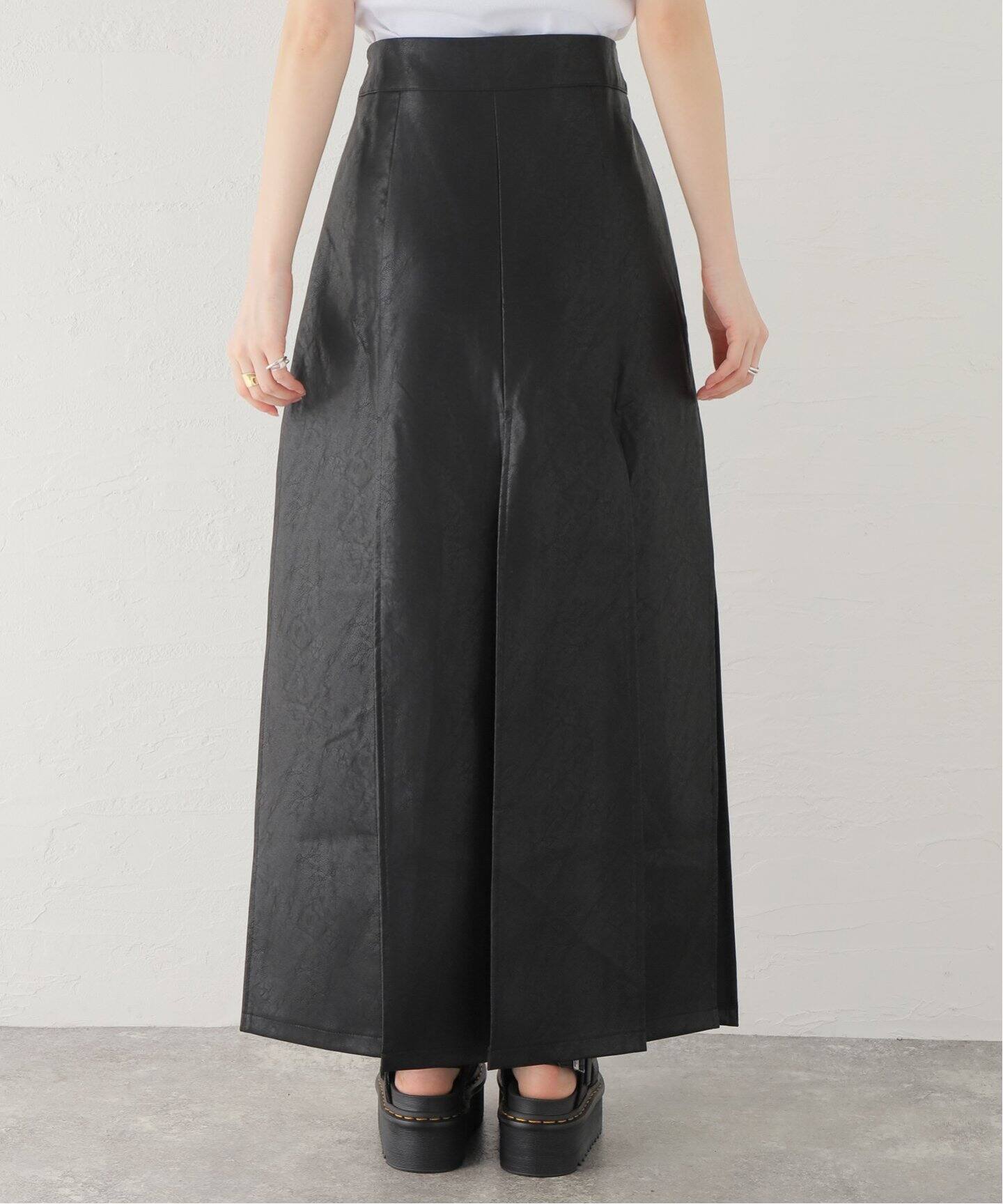 GHOSPELL/ゴスペル】 Runa Split Midi Skirt：スカート（ロング 
