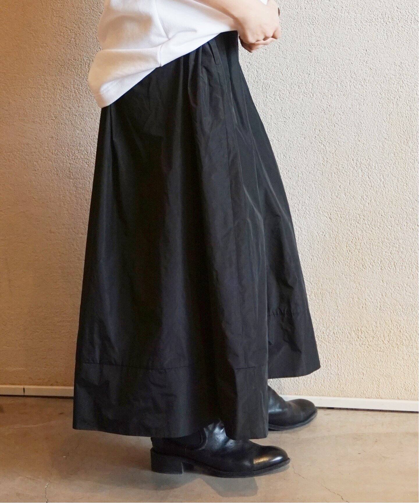 メモリータフタ スカート（ロング・マキシ丈スカート）｜journal  