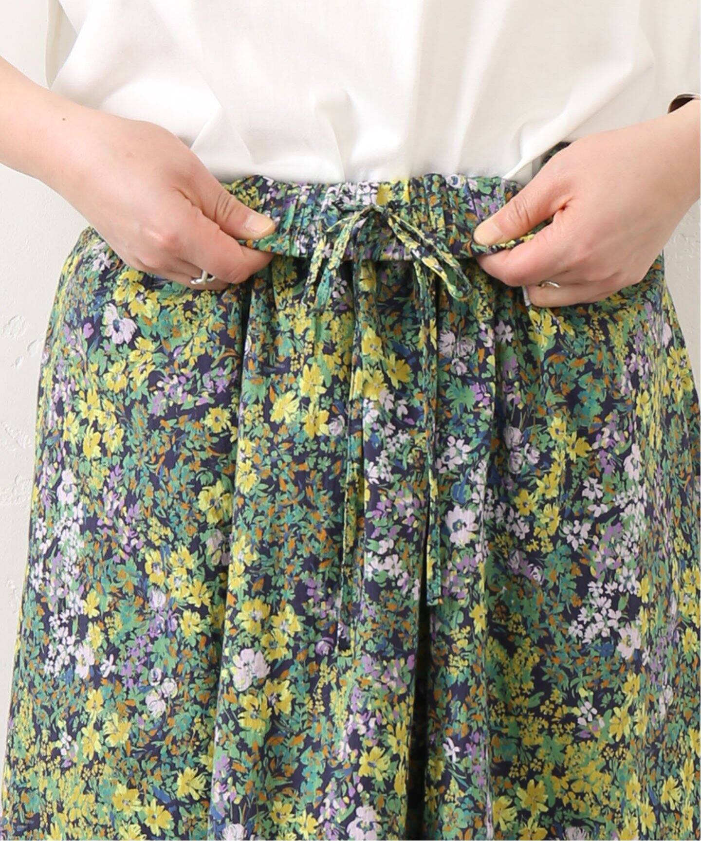 ボタニーローンスカート（ロング・マキシ丈スカート）｜journal  