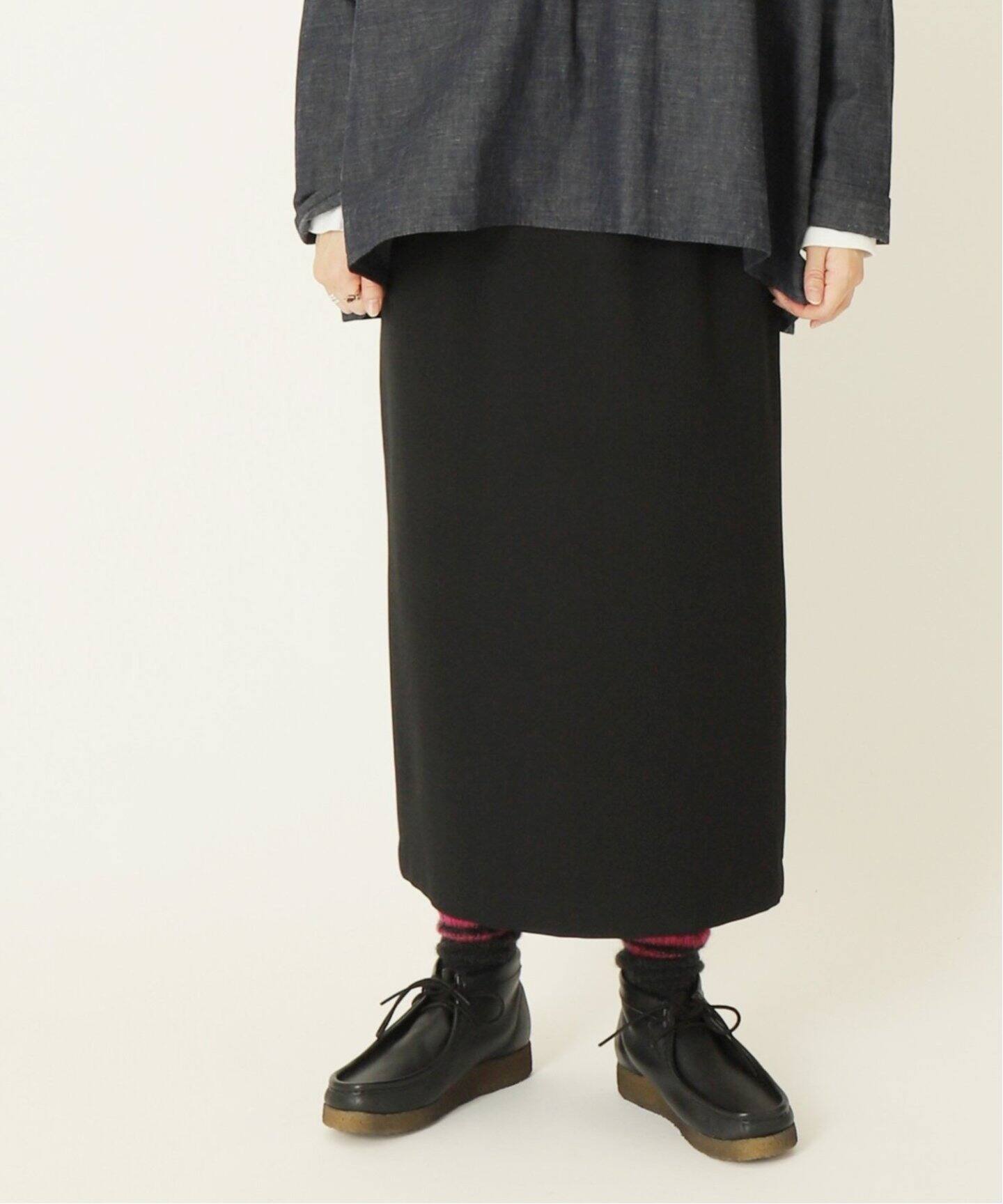 追加》ライクストレッチ イージータイトスカート（ロング・マキシ丈  