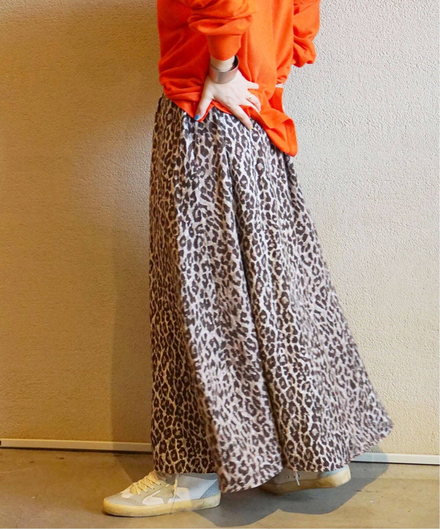 レオパリネンスカート（ロング・マキシ丈スカート）｜journal  