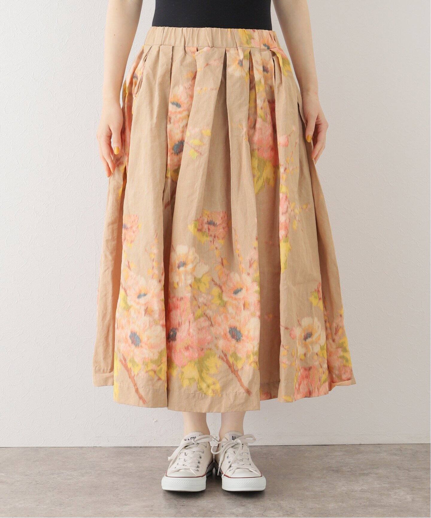 CASEY CASEY / ケイシー・ケイシー】DOUBLE RIDEAUX SKIRT（ロング 