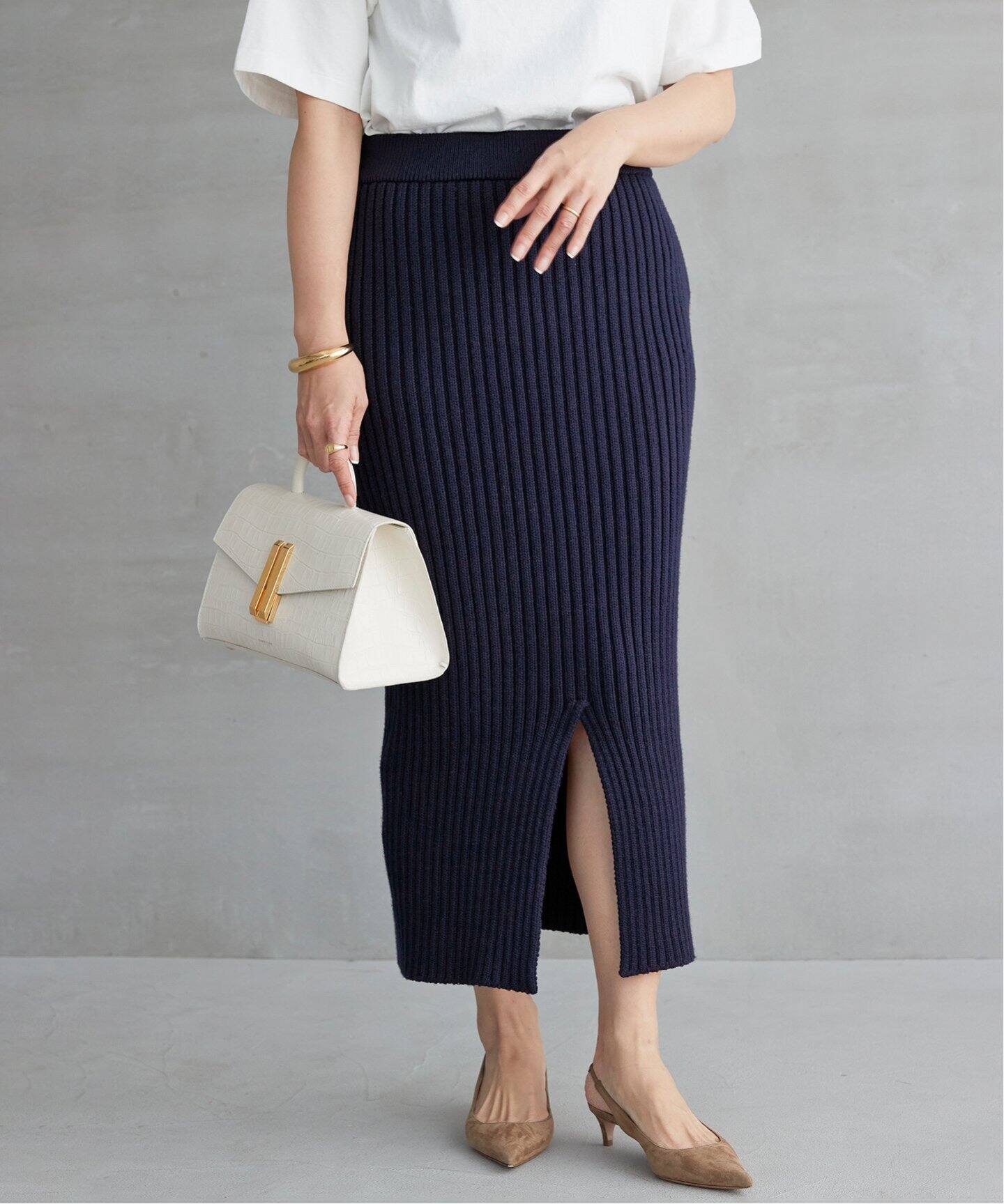 Lily sof リブ スカート（その他スカート）｜Deuxieme Classe  