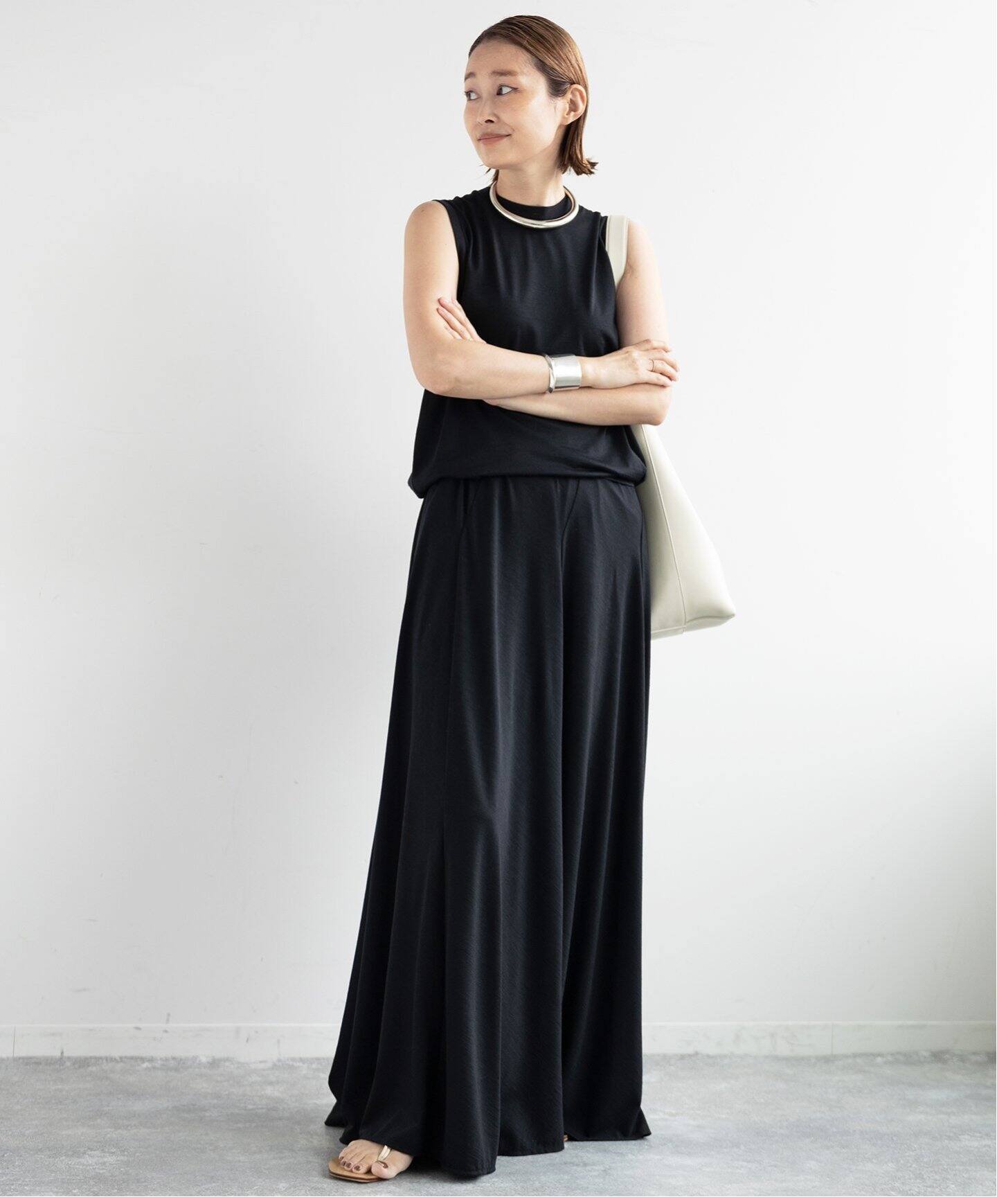 Prime wool jersey スカート（ロング・マキシ丈スカート）｜Deuxieme 