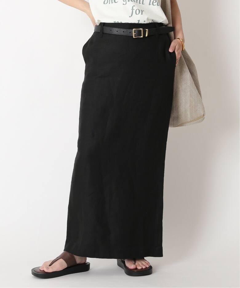 Dashingly リネン マキシスカート（ロング・マキシ丈スカート  