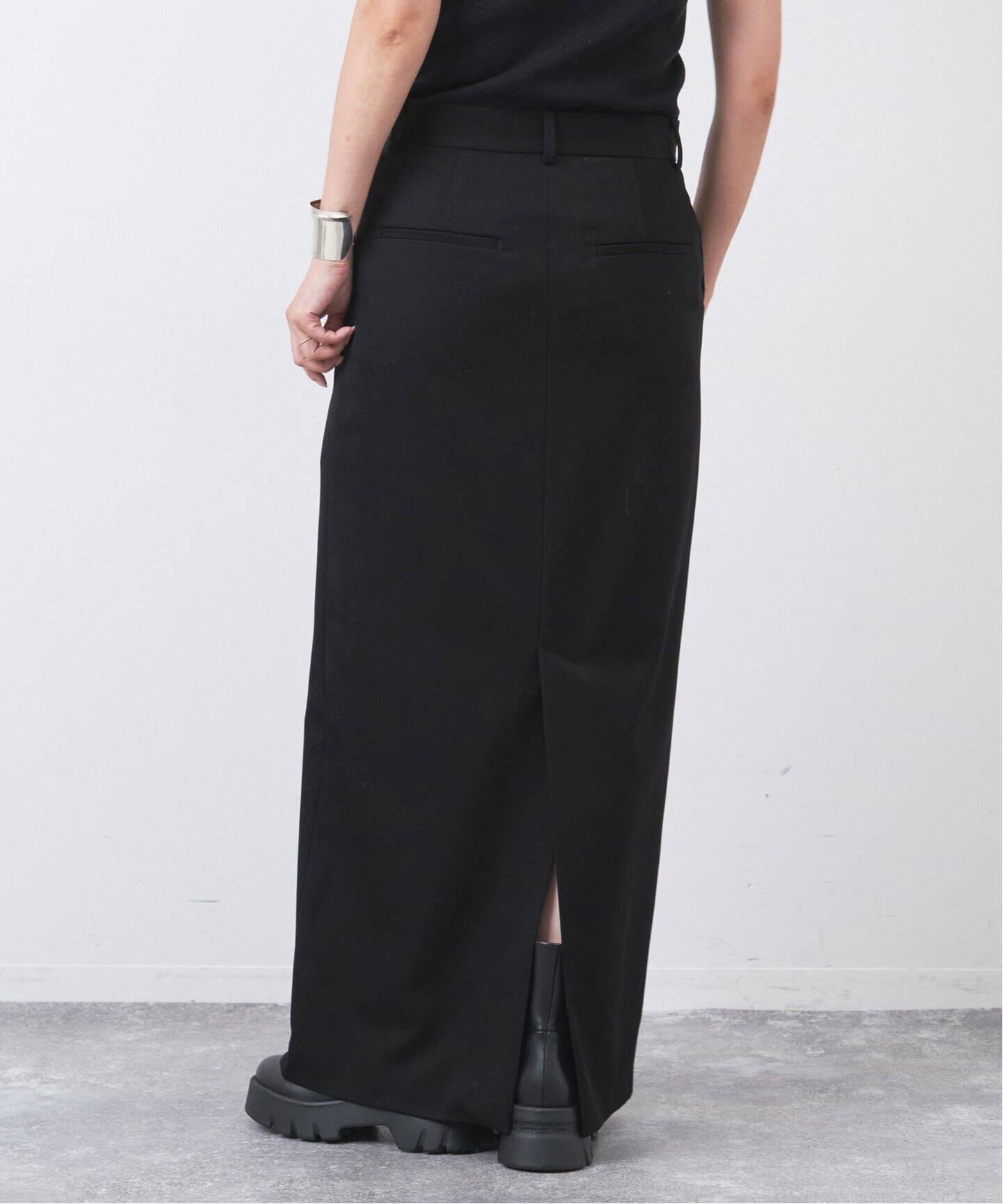 ウール ロング タイトスカート（ロング・マキシ丈スカート）｜Deuxieme  