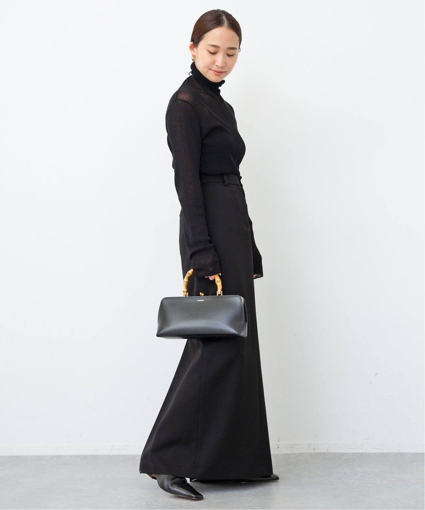 ウール ロング タイトスカート（ロング・マキシ丈スカート）｜Deuxieme  