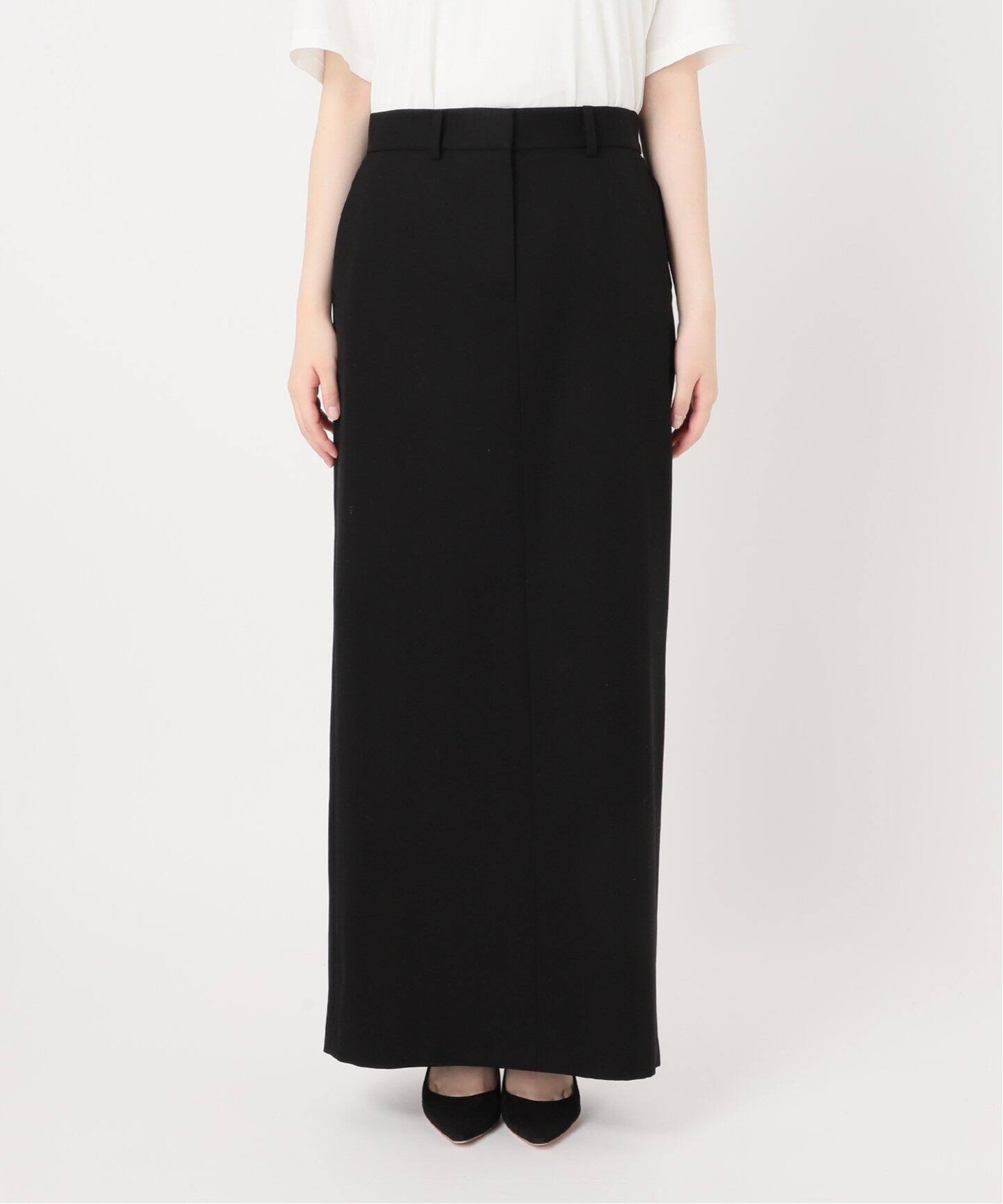 ウール ロング タイトスカート（ロング・マキシ丈スカート）｜Deuxieme  