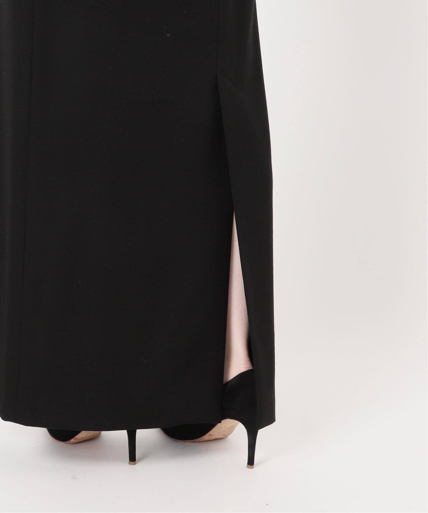 ウール ロング タイトスカート（ロング・マキシ丈スカート）｜Deuxieme  