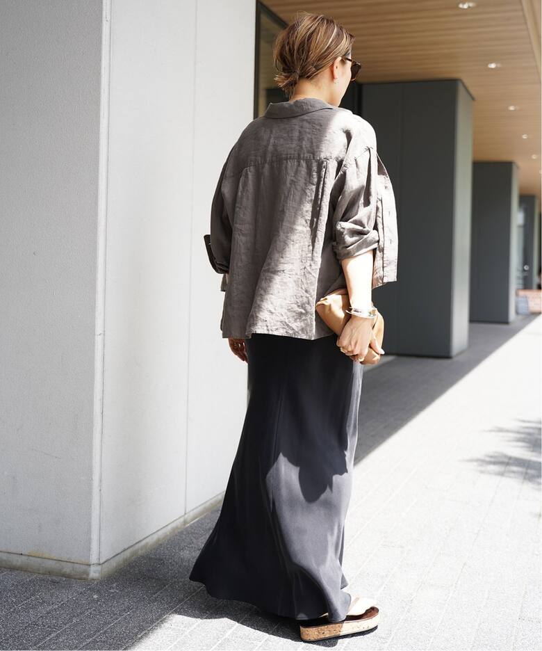 Cu/R マキシスカート（ロング・マキシ丈スカート）｜Deuxieme  