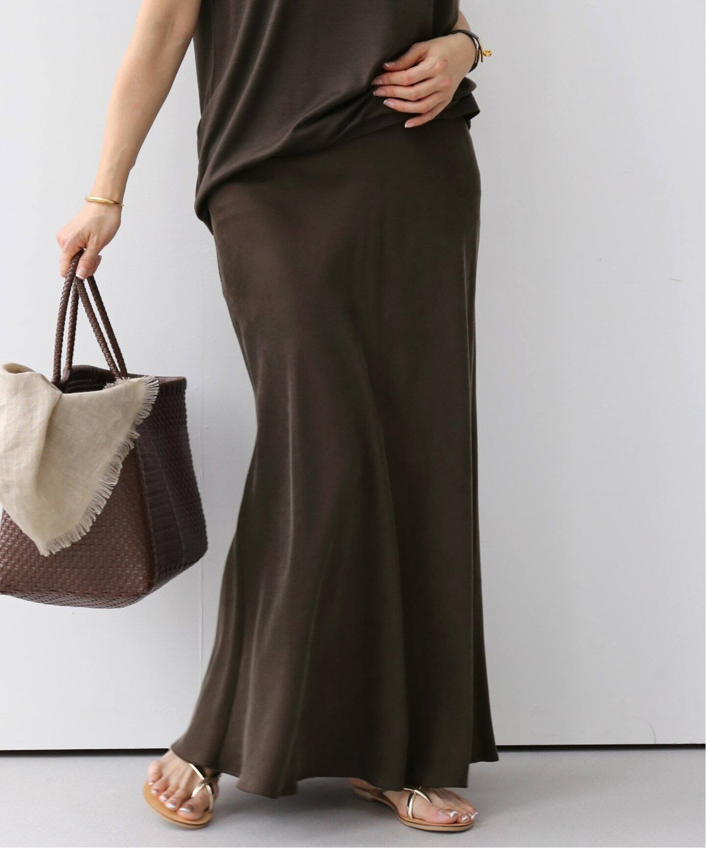 追加 Cu/R Maxi スカート（ロング・マキシ丈スカート）｜Deuxieme  