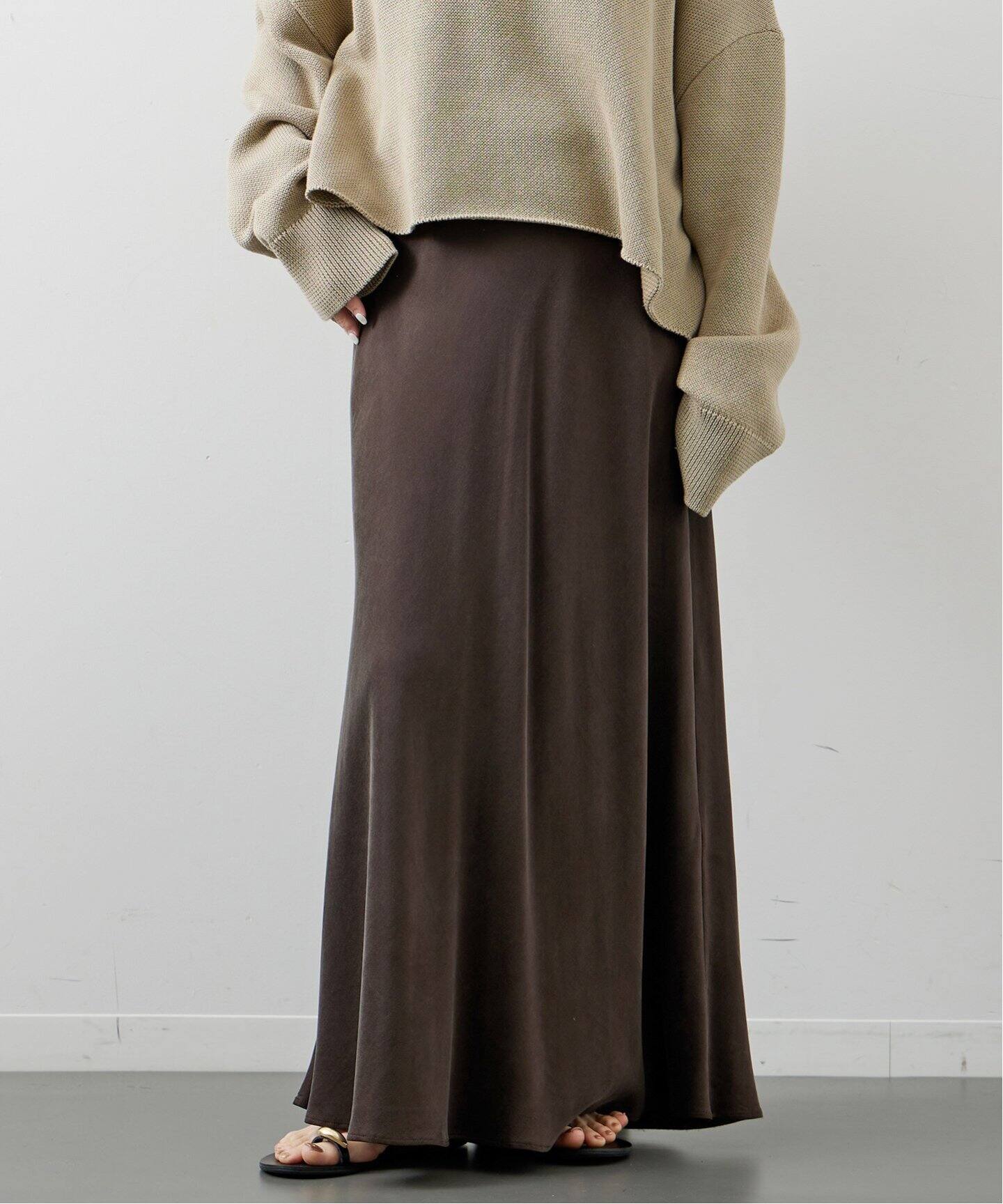 追加 Cu/R Maxi スカート（ロング・マキシ丈スカート）｜Deuxieme  