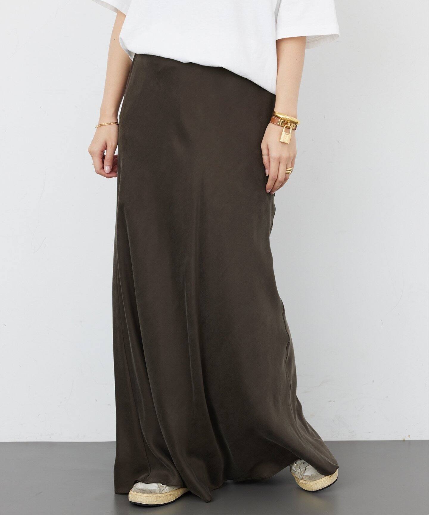 追加 Cu/R Maxi スカート（ロング・マキシ丈スカート）｜Deuxieme  