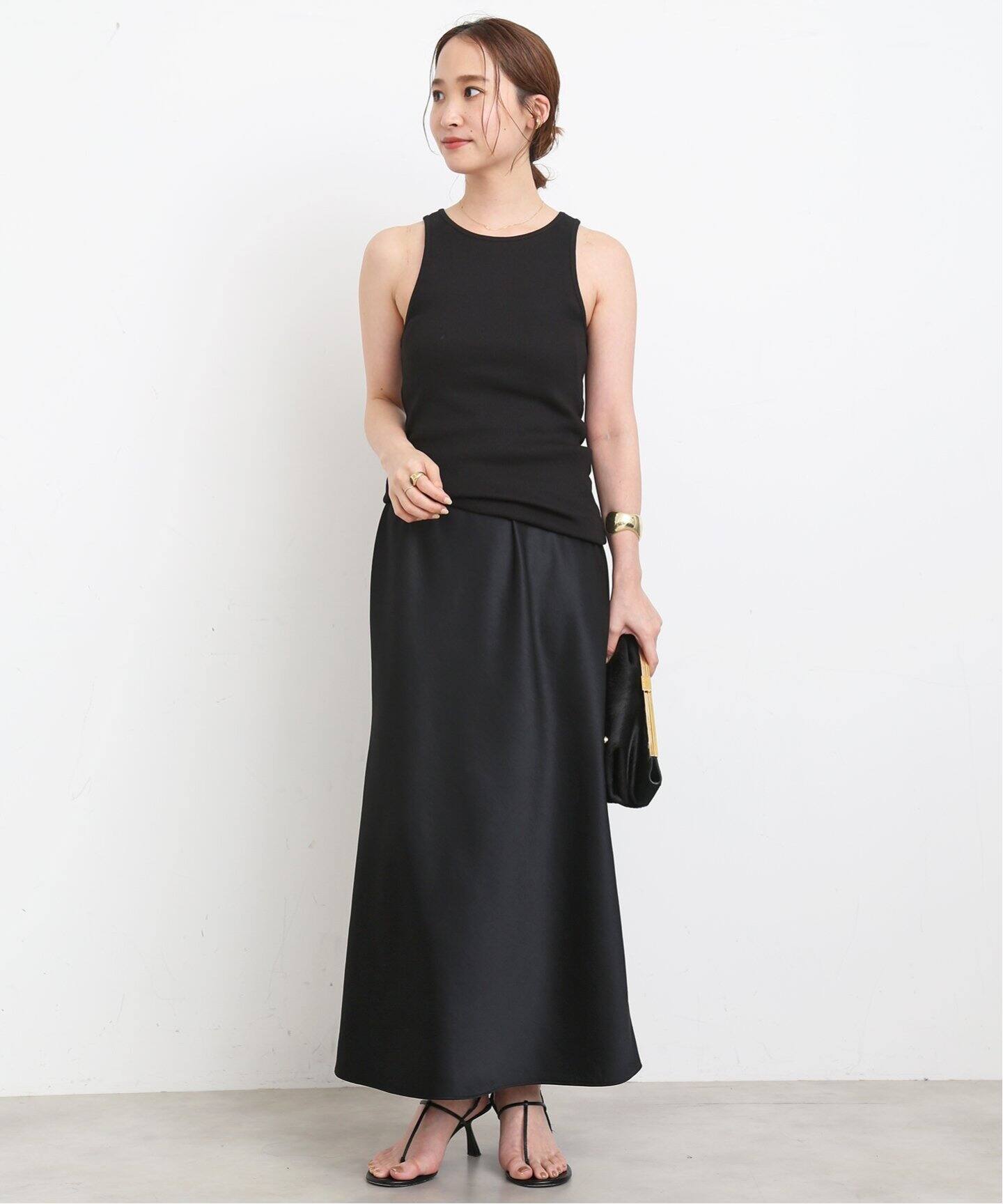 Minimal Satin Midi スカート（その他スカート）｜Deuxieme Classe  