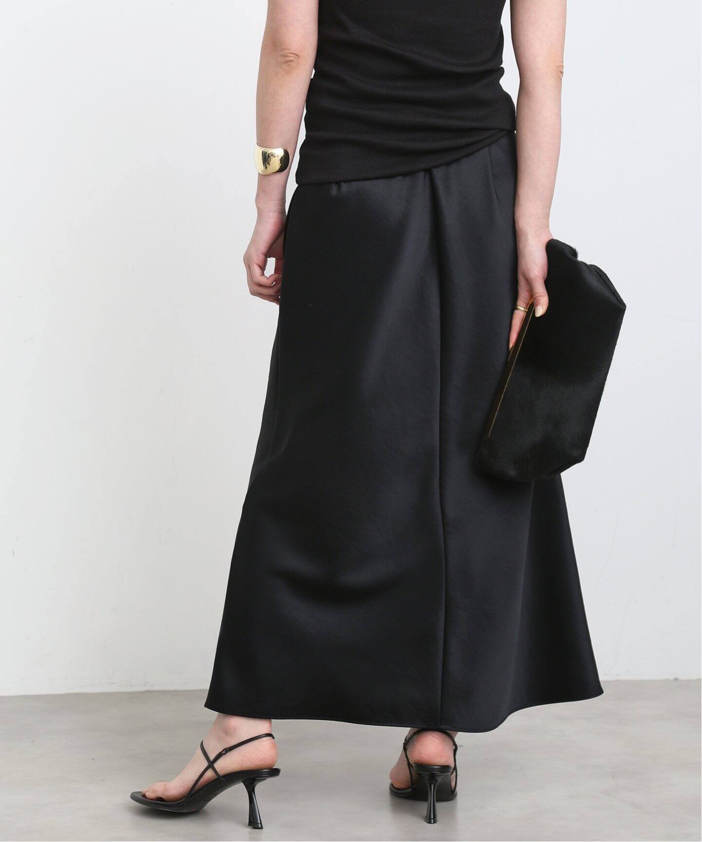 Minimal Satin Midi スカート（その他スカート）｜Deuxieme Classe  