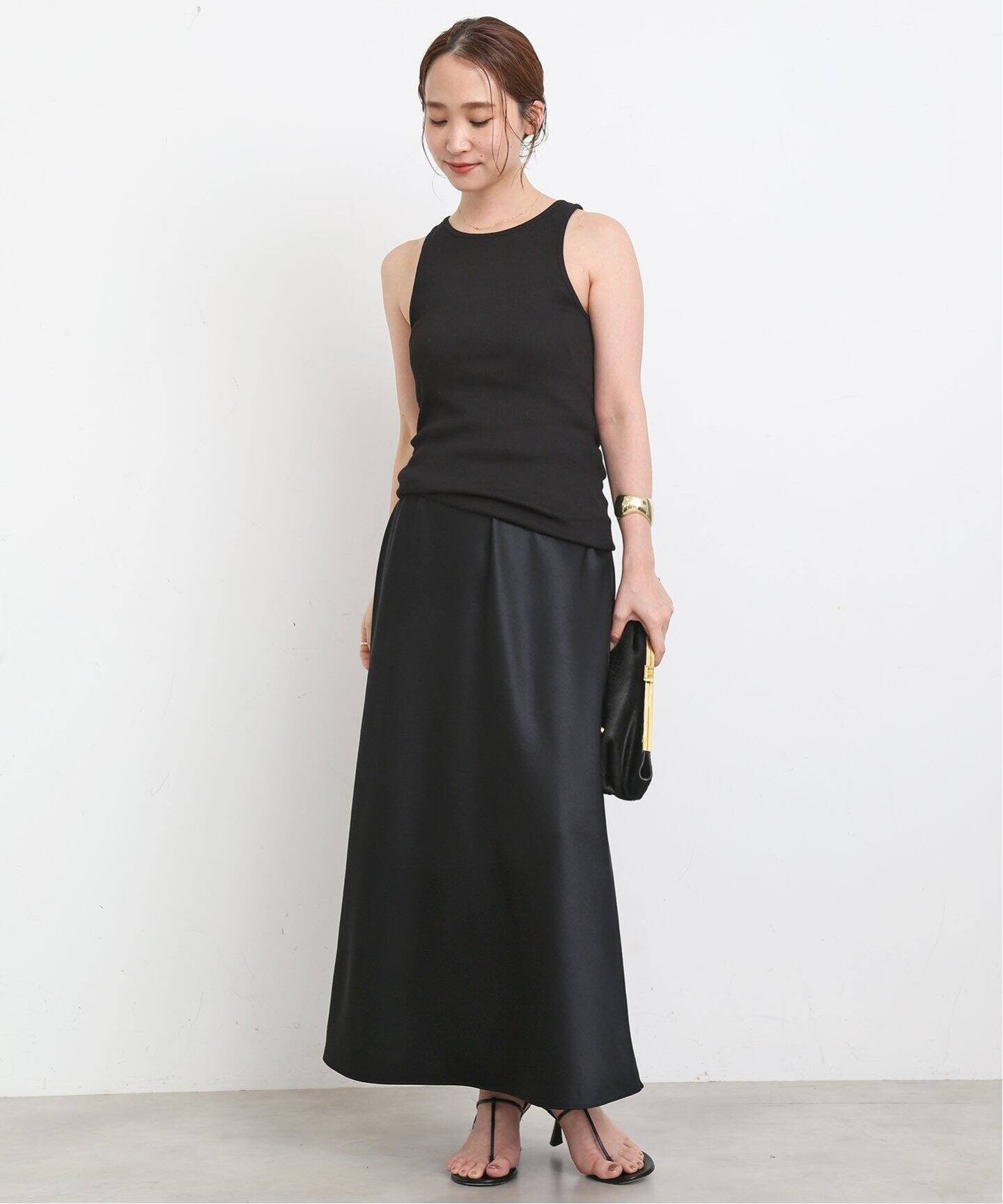 Minimal Satin Midi スカート（その他スカート）｜Deuxieme  