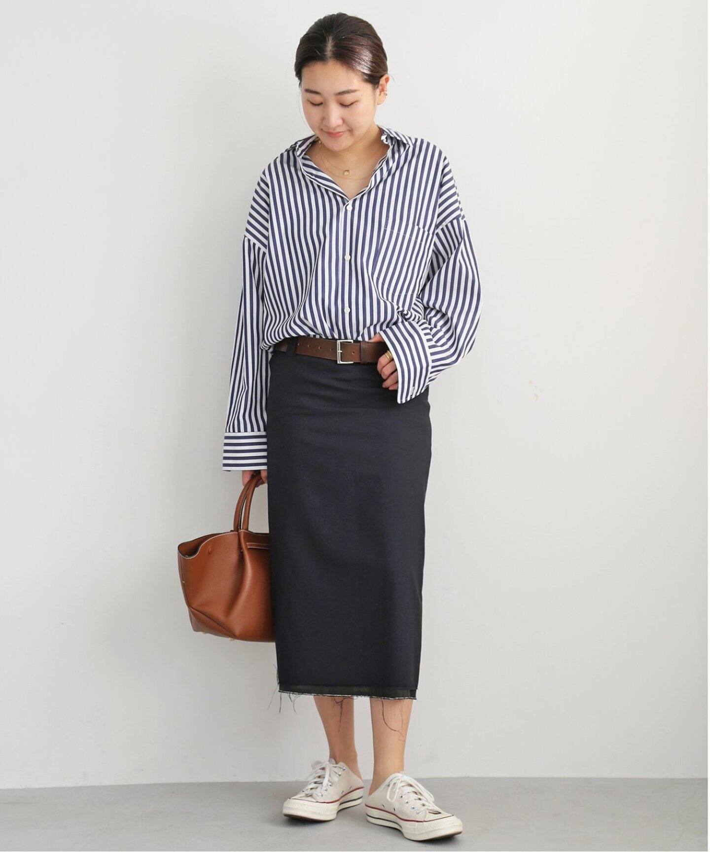 MADISONBLUE/マディソンブルー】LOW WAIST STRAIGHT スカート W TRO  