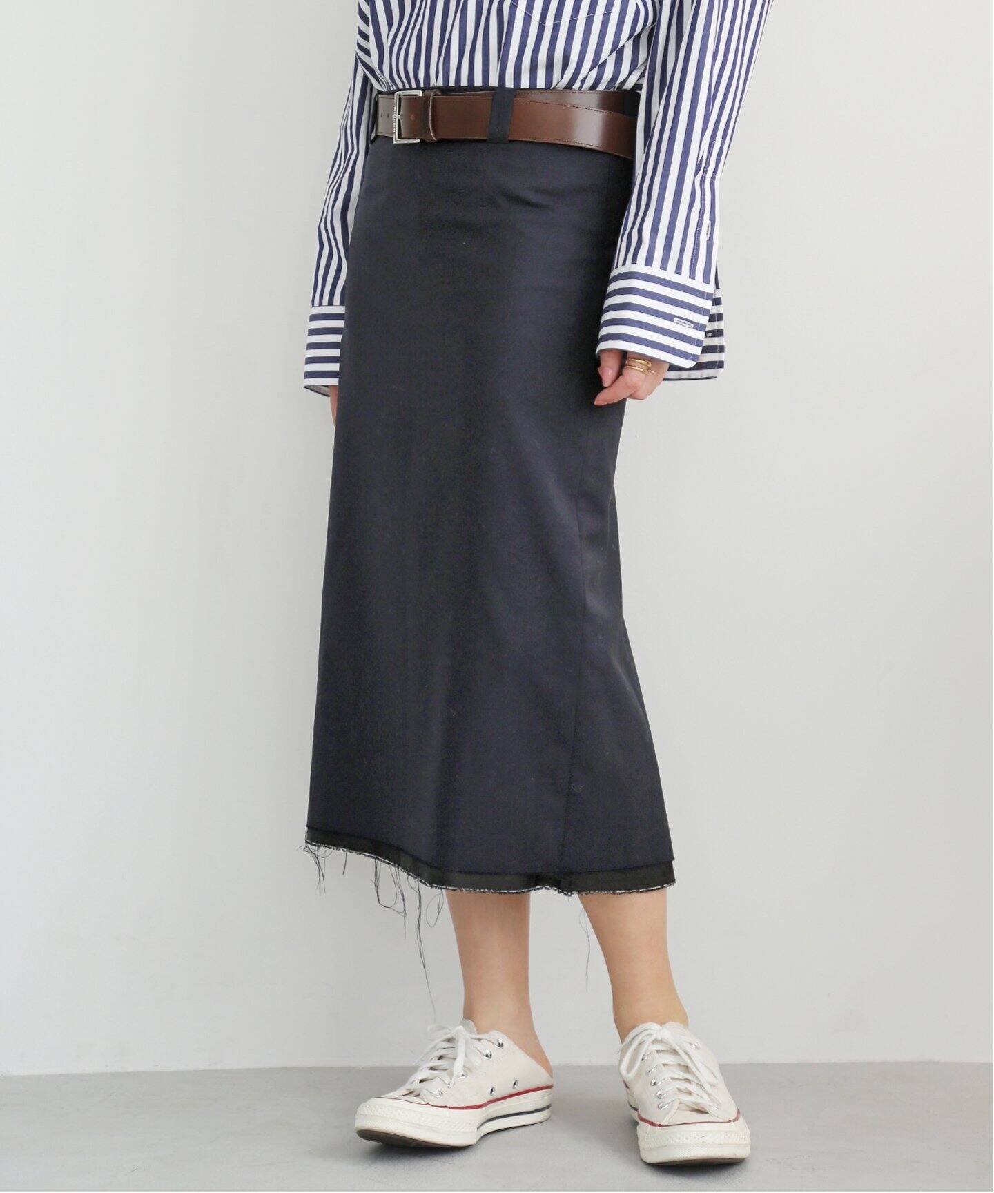 MADISONBLUE/マディソンブルー】LOW WAIST STRAIGHT スカート W TRO  