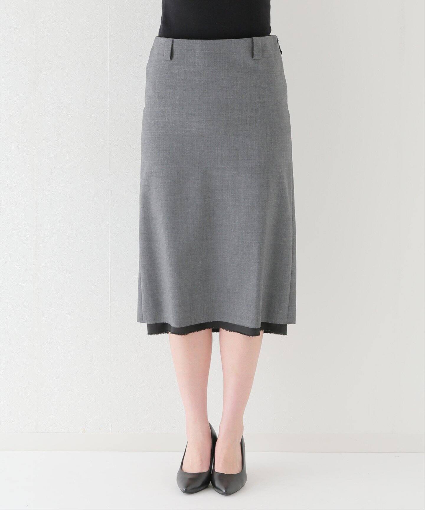 MADISONBLUE/マディソンブルー】LOW WAIST STRAIGHT スカート W TRO  