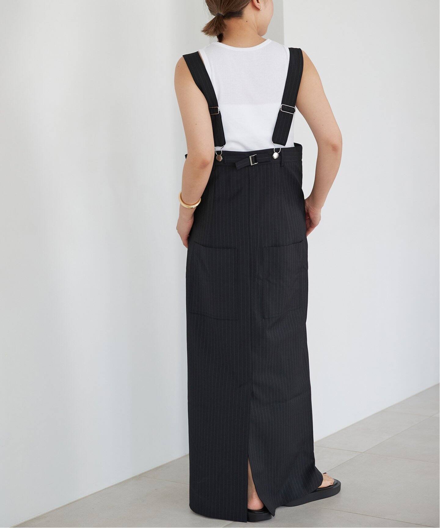 Tibi/ティビ】PINSTRIPE OVERALL スカート（その他スカート 