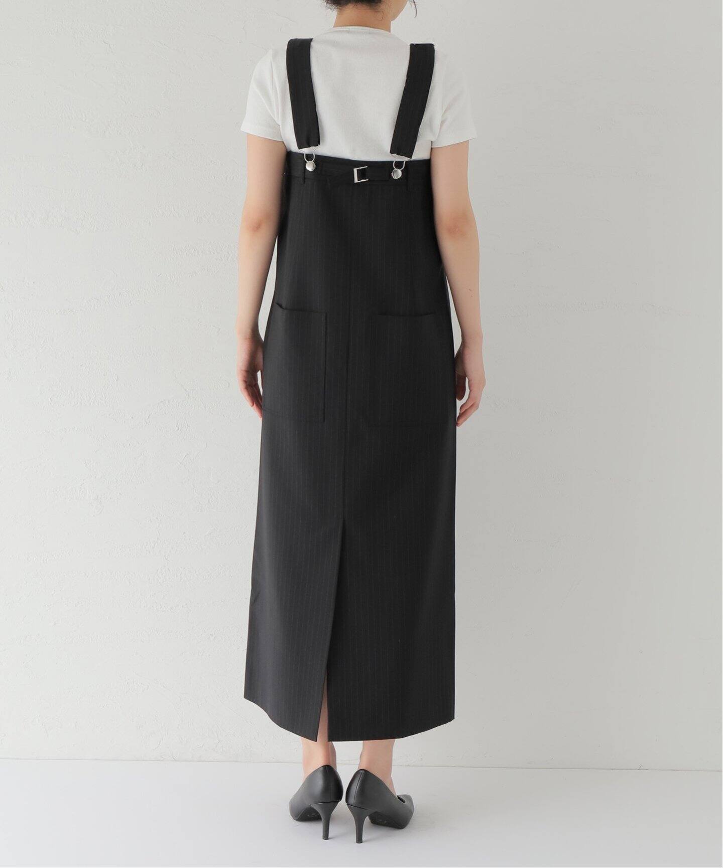 Tibi/ティビ】PINSTRIPE OVERALL スカート（その他スカート  