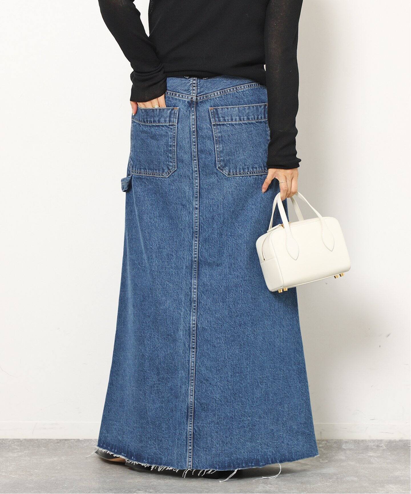 YLEVE イレーヴ フランネル スカート 臨み ドゥーズィエムクラス購入  