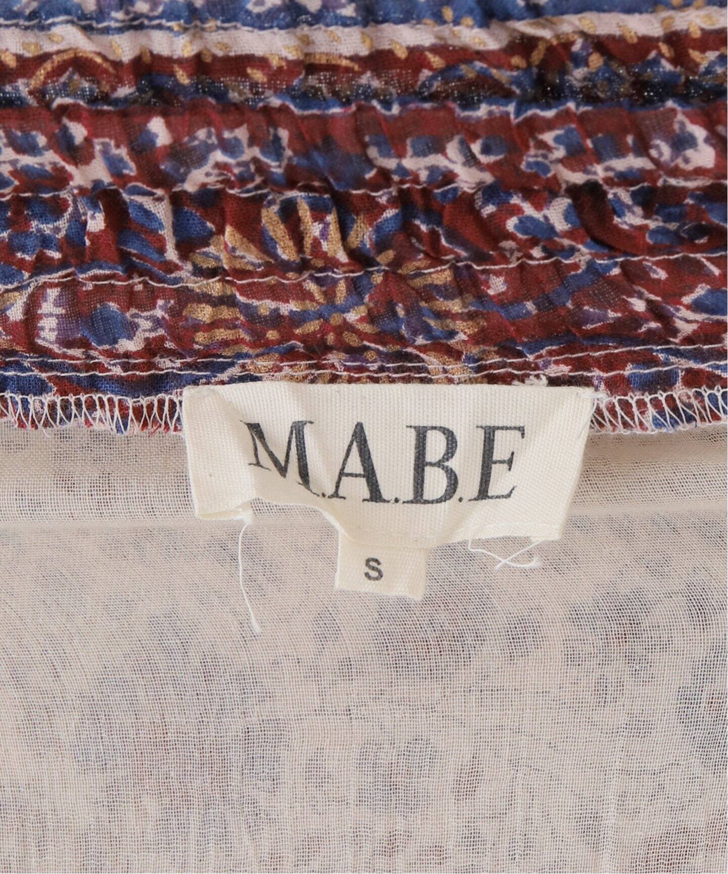 M.A.B.E/メイブ】 ROSA プリント マキシスカート（ロング・マキシ丈  