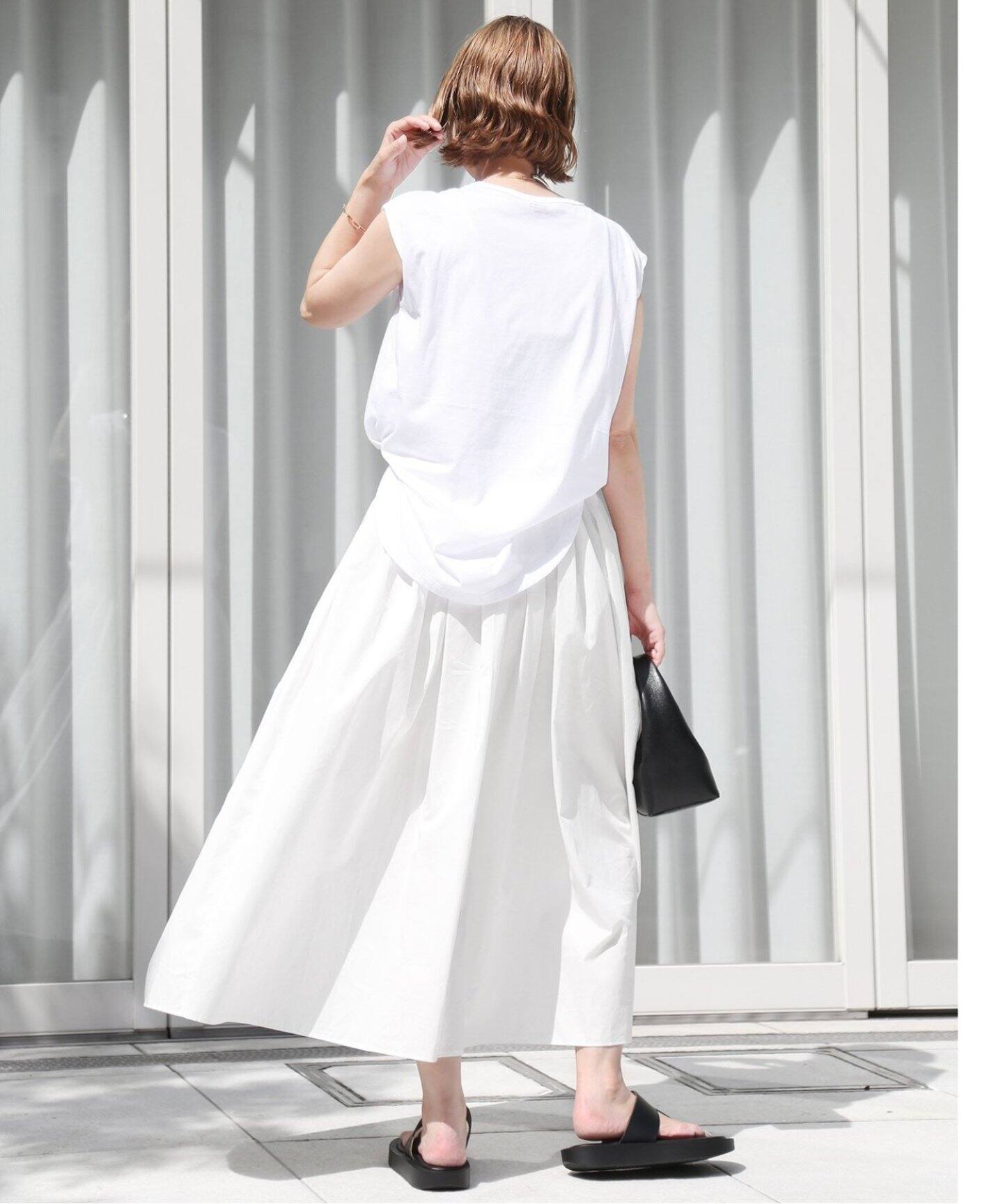 Deuxieme Classe Cotton Dramatic ギャザースカート 