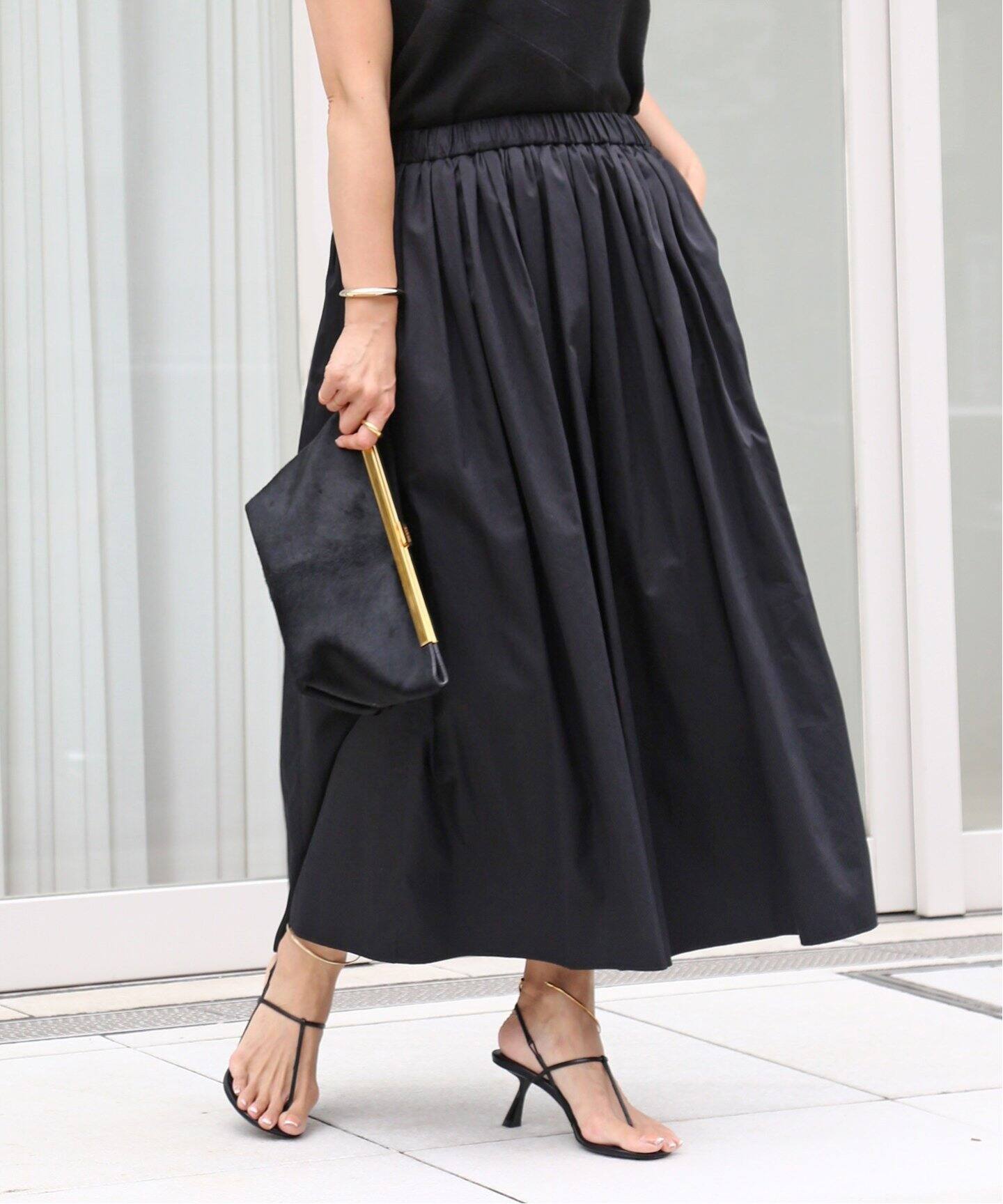 追加 *Cotton Dramatic ギャザースカート（その他スカート）｜Deuxieme  