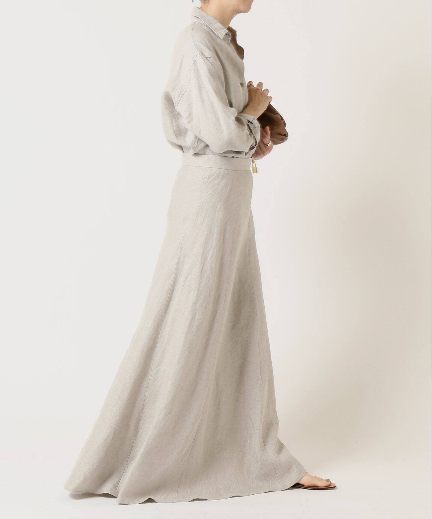 OGLINEN FLARE スカート（ロング・マキシ丈スカート）｜MUSE de  