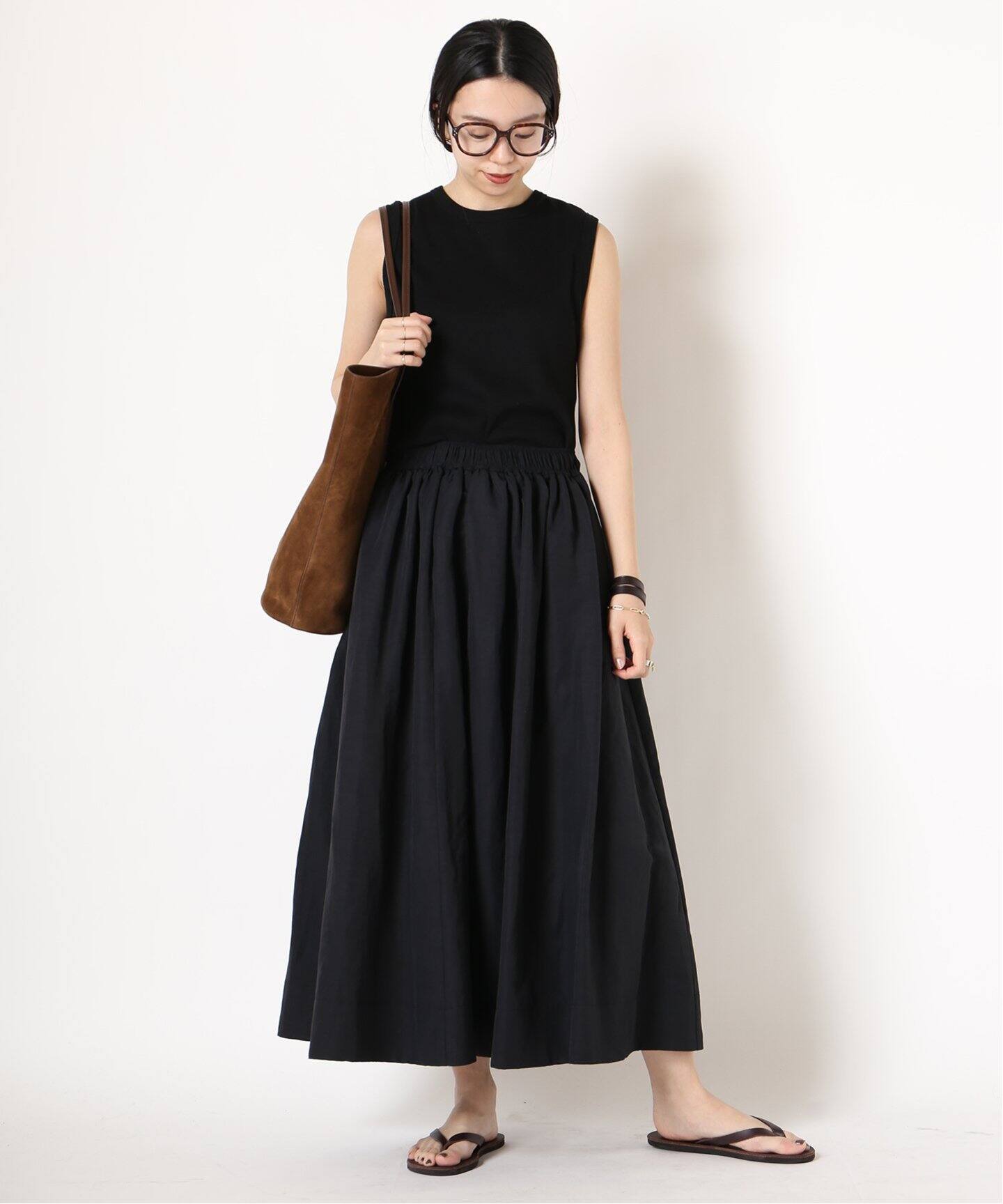 Col Pierrot/コルピエロ】グログラン ボリュームスカート（ロング  