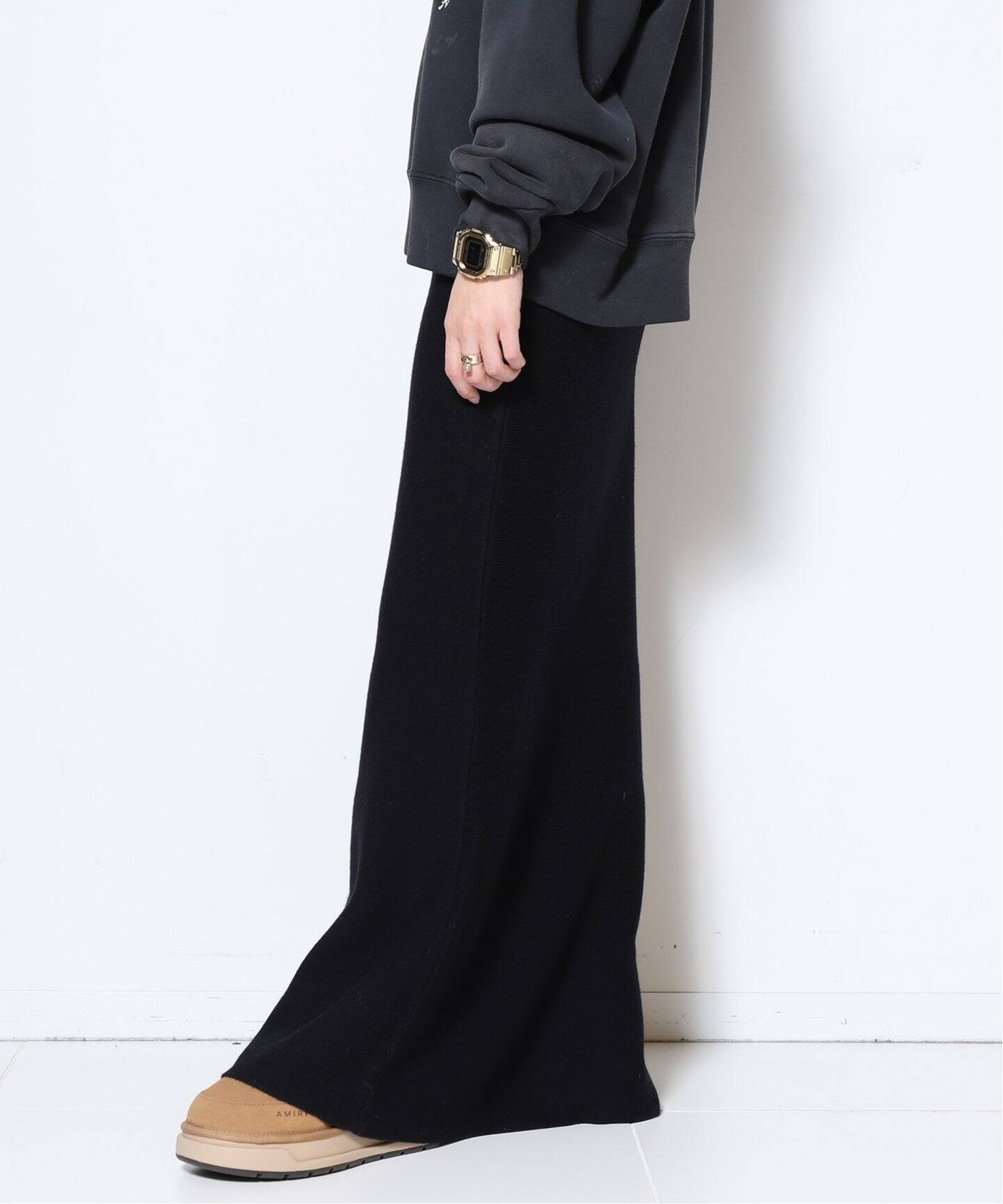wool cashmere スカート（ロング・マキシ丈スカート）｜MUSE de 