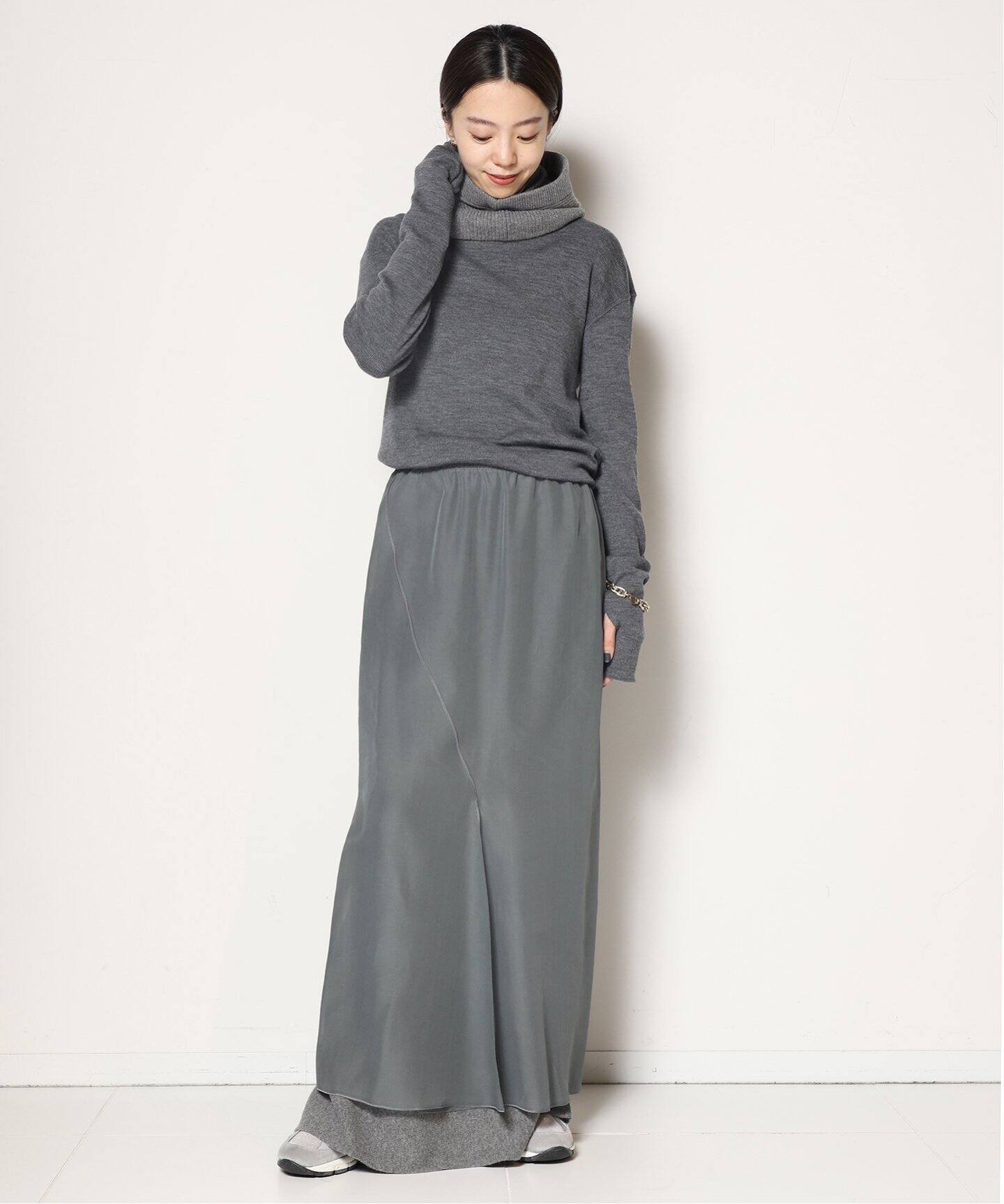 wool cashmere スカート（ロング・マキシ丈スカート）｜MUSE de  