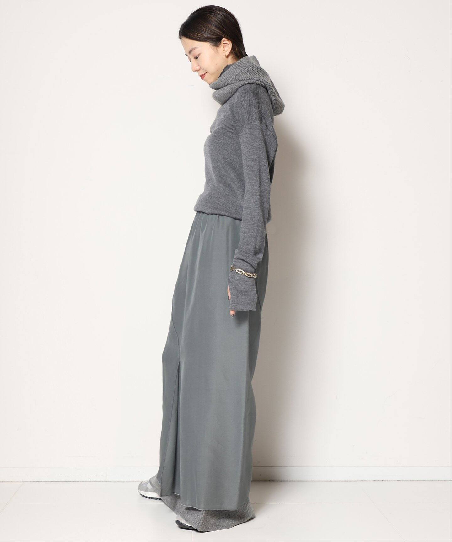 wool cashmere スカート（ロング・マキシ丈スカート）｜MUSE de 
