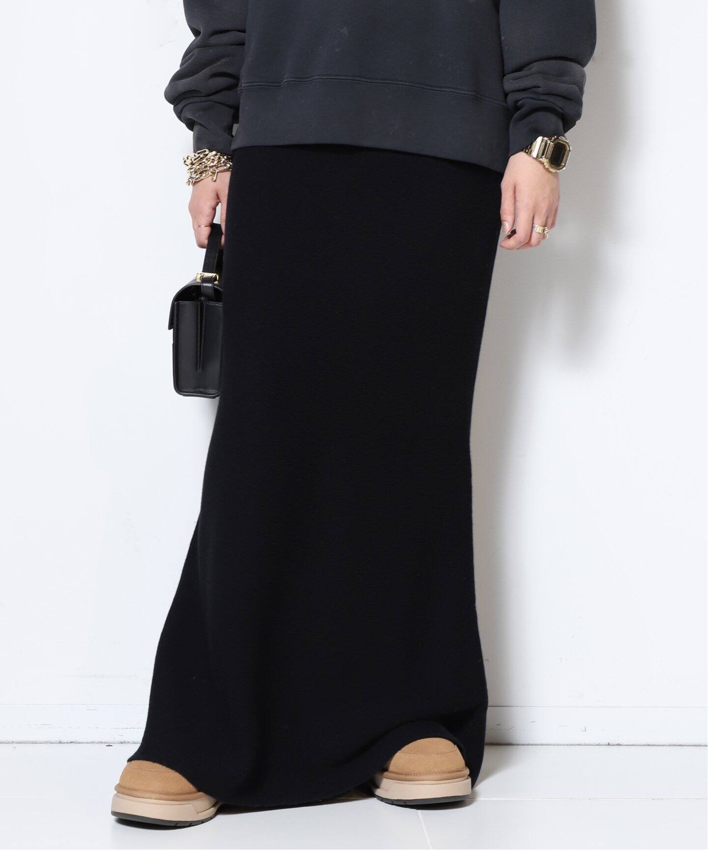 MUSE ミューズドゥドゥーズィエムクラス ロングスカート（Jackytex  