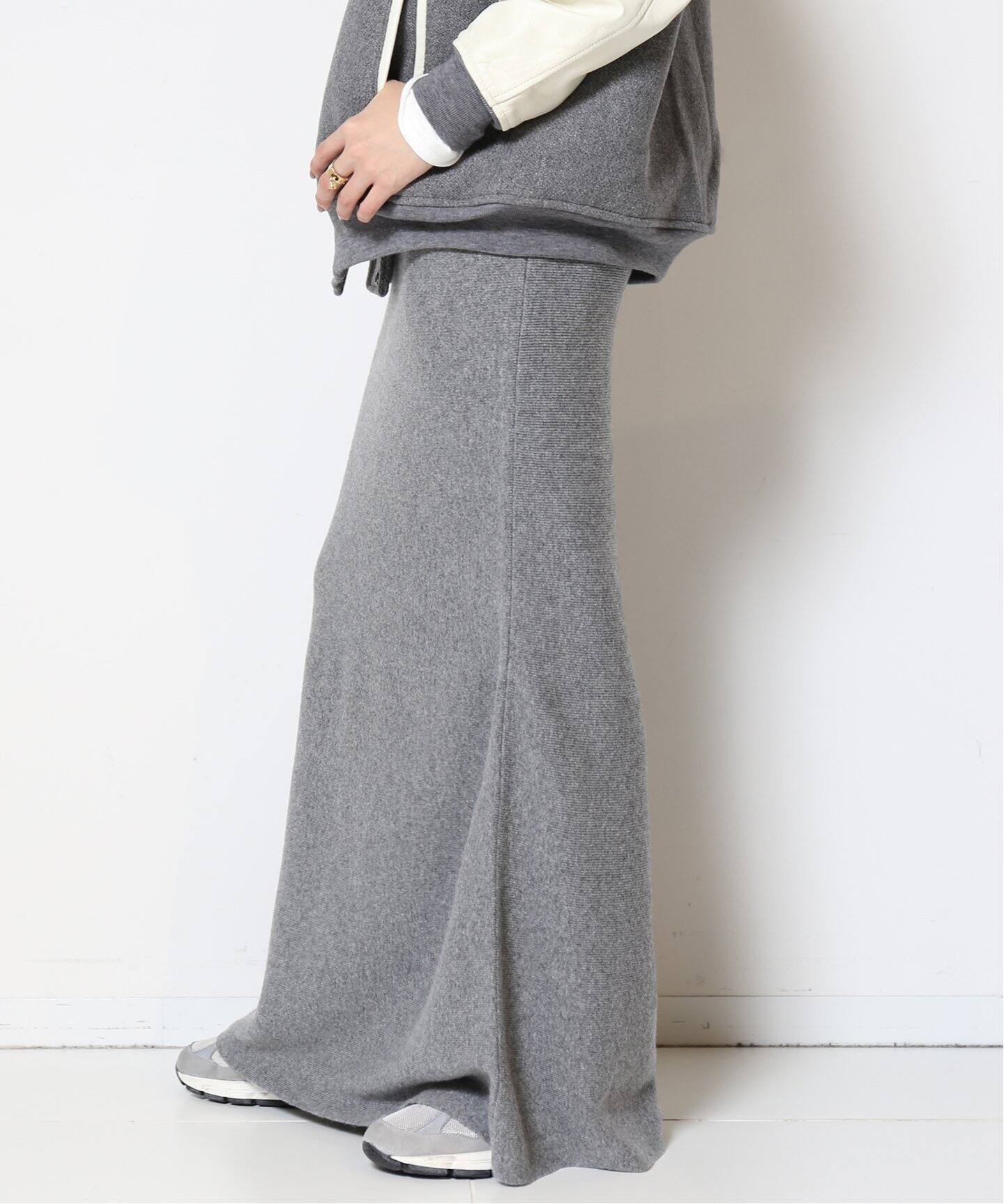 wool cashmere スカート（ロング・マキシ丈スカート）｜MUSE de 